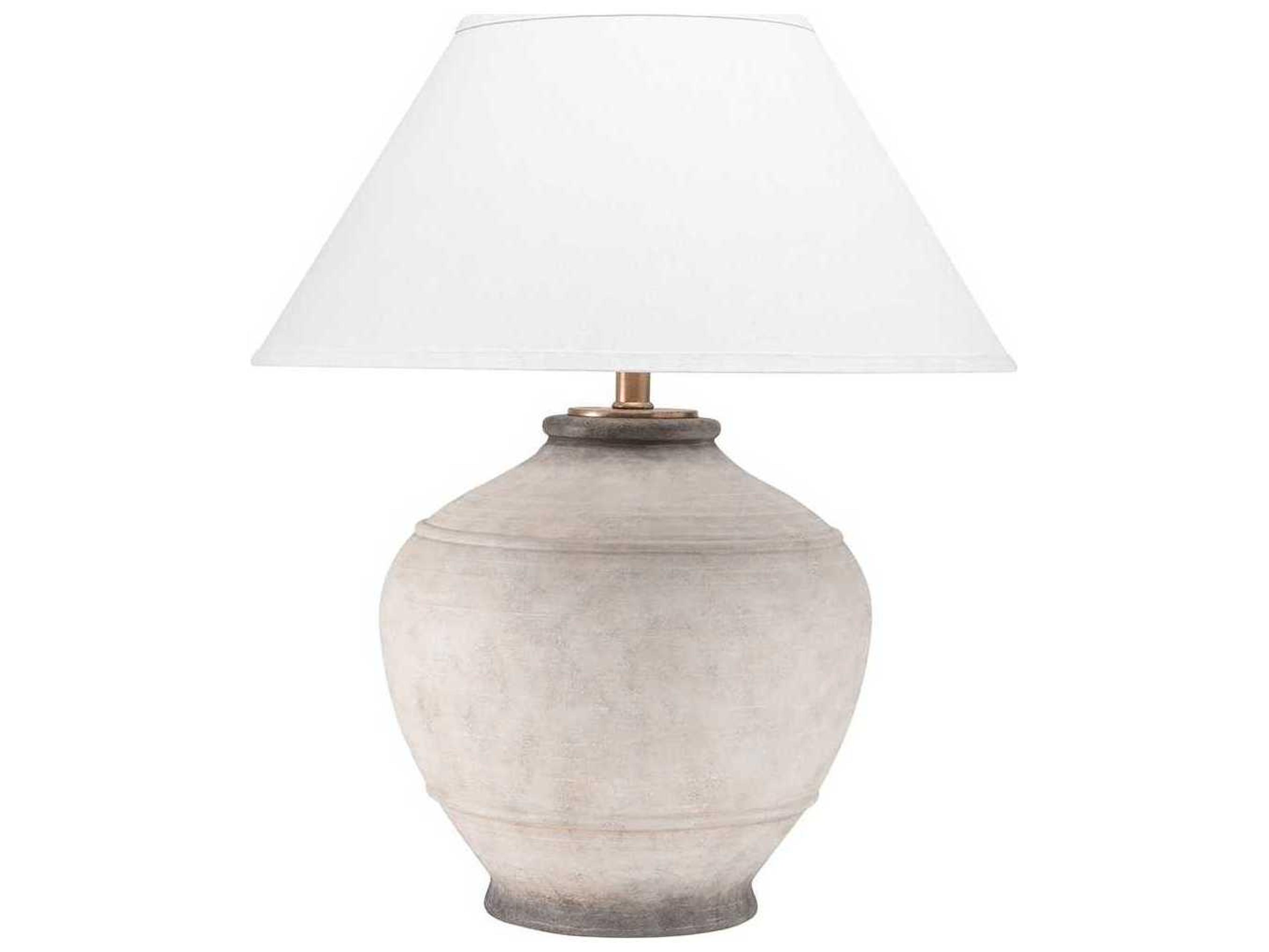 Malta Ash Gray Buffet Lamp