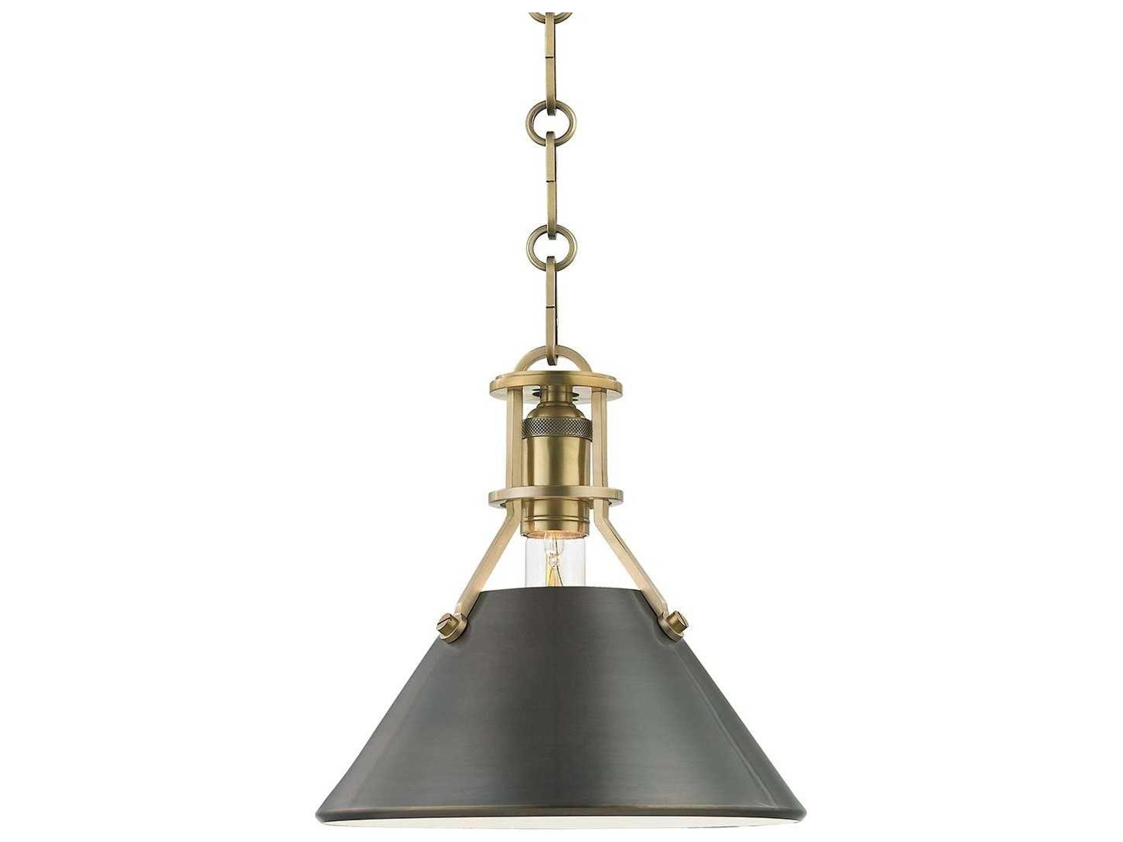 Metal No. 2 Pendant Light Industrial Cone Shade