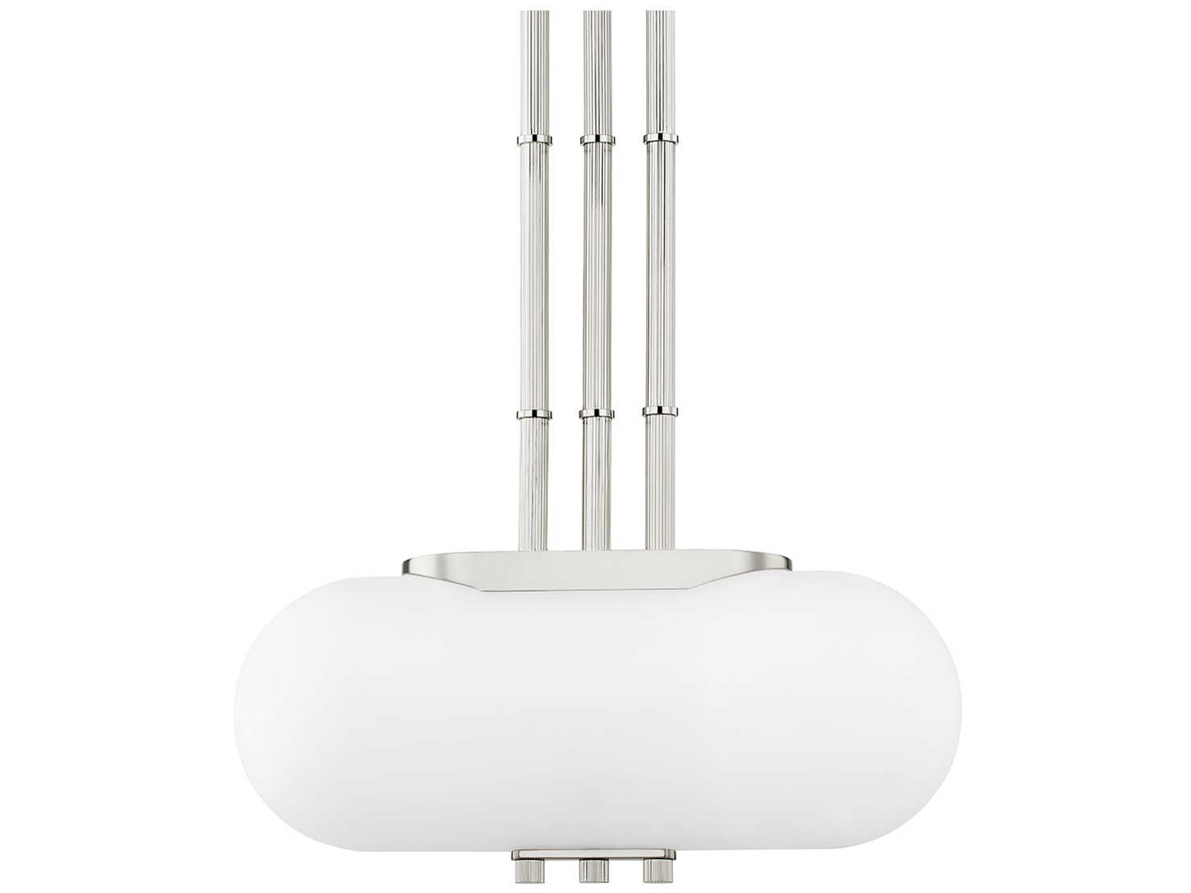 Palisade 2-Light Burnished Nickel Pendant