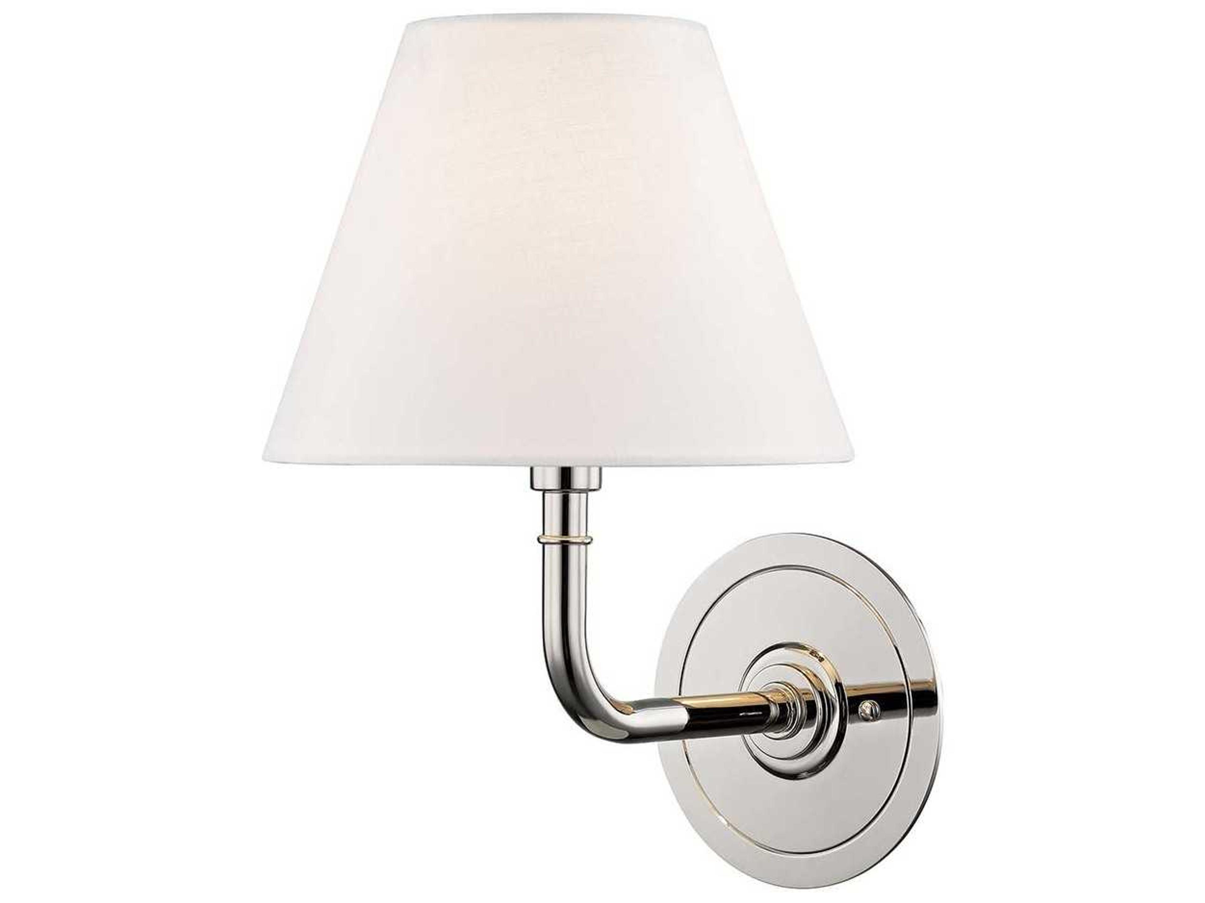 Signature 1-Light Polished Nickel Wall Sconce