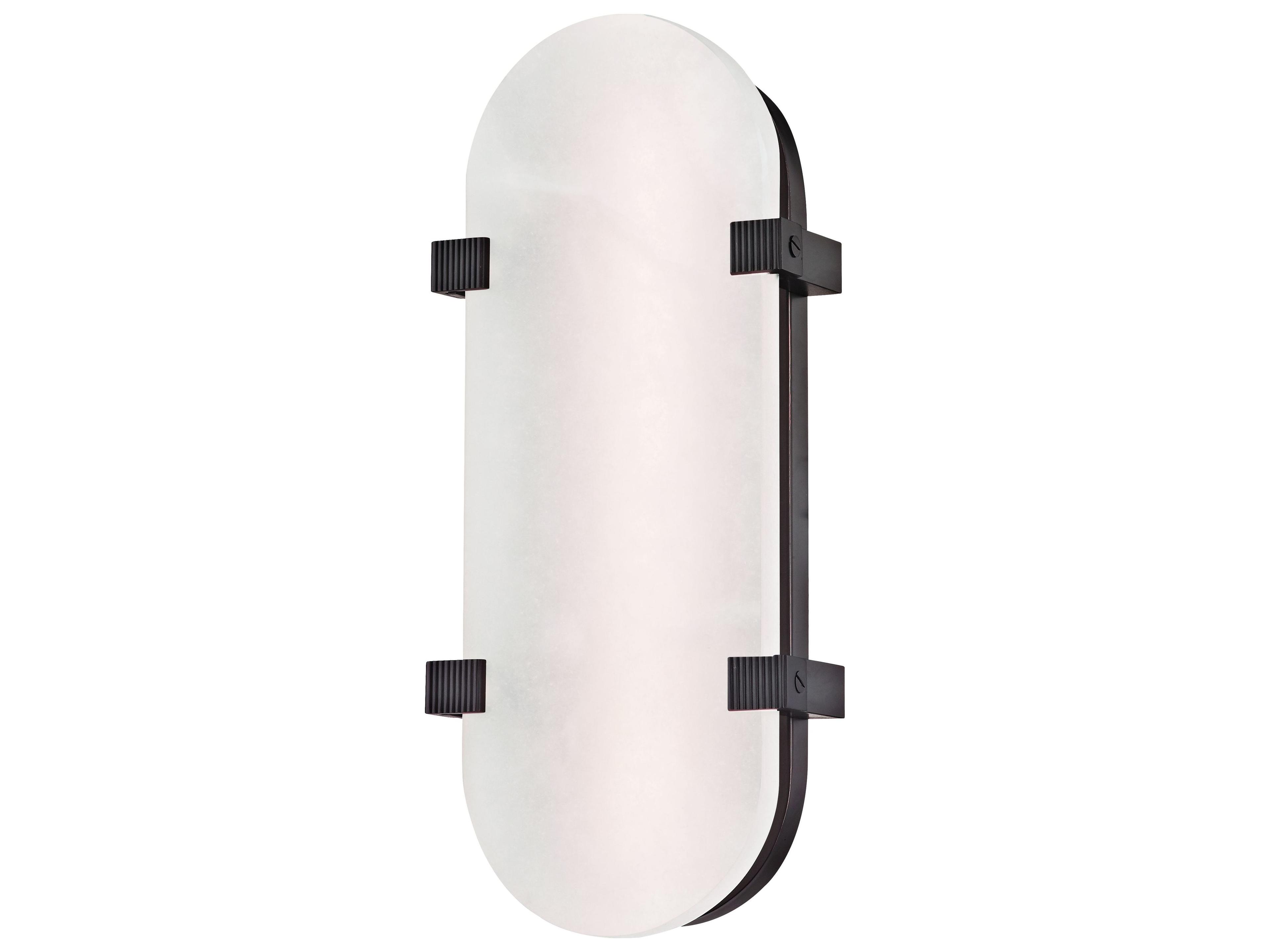 Skylar 1-Light Old Bronze White LED Wall Sconce