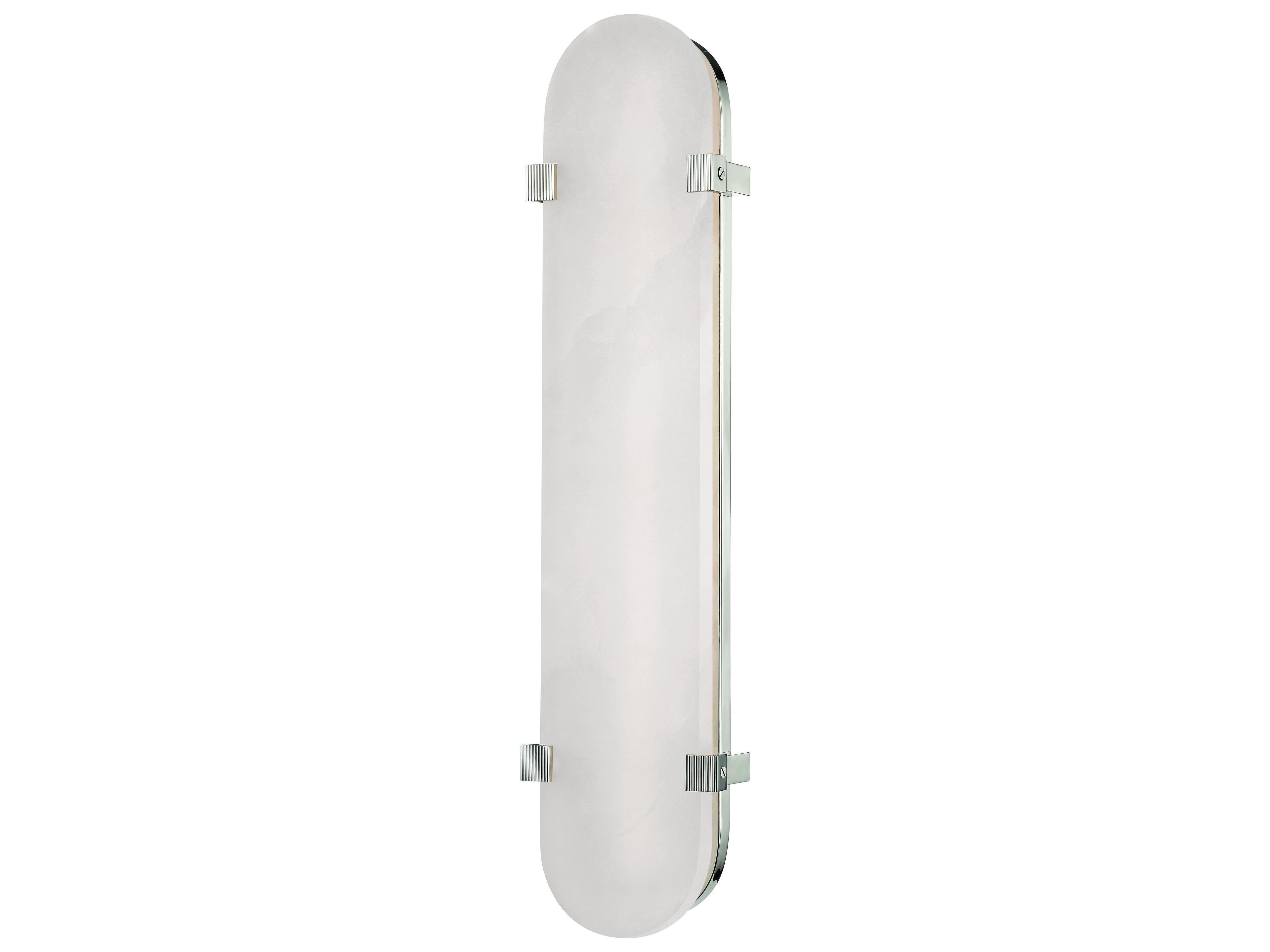 Skylar 1-Light Polished Nickel White LED Wall Sconce