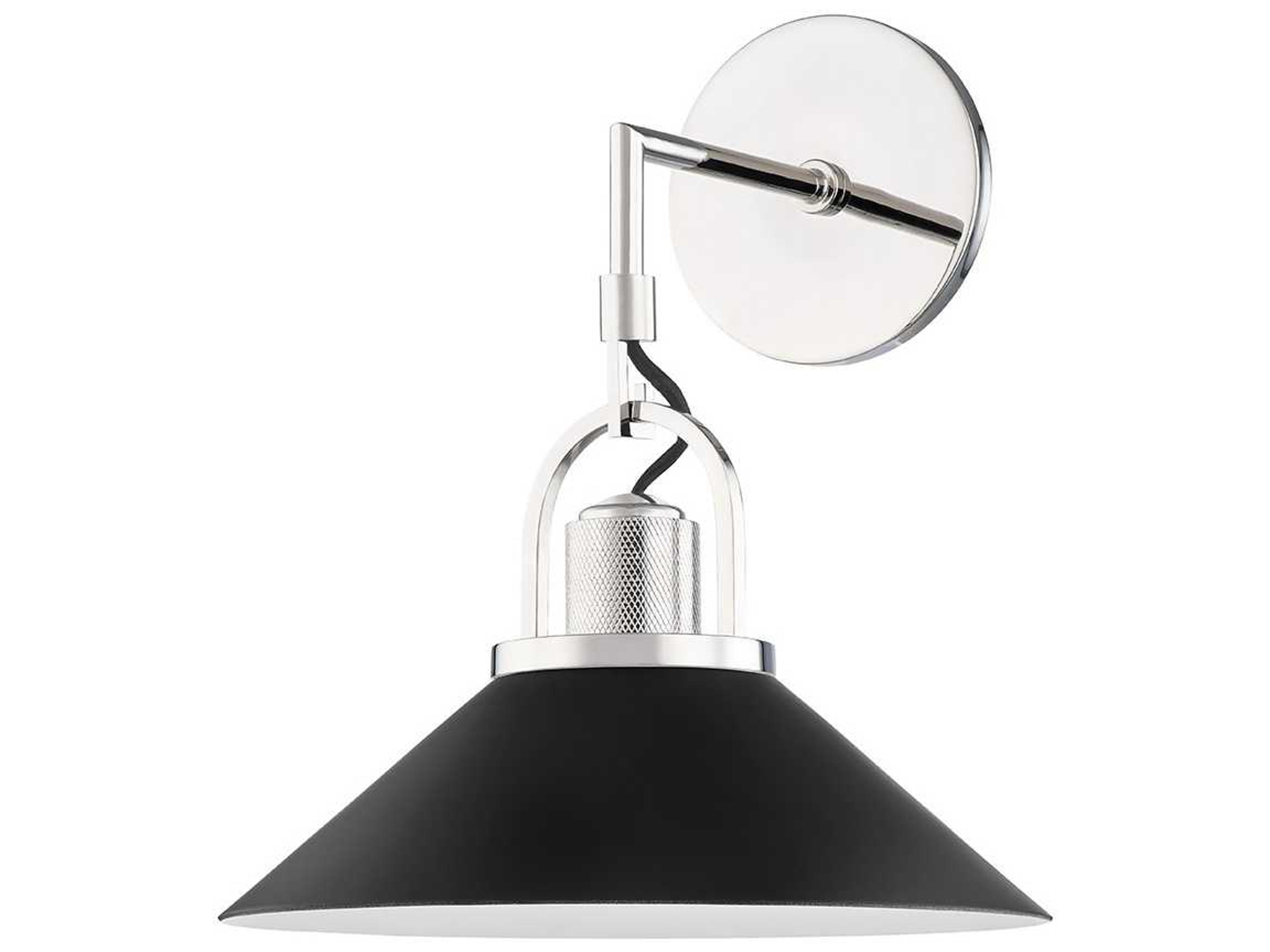 Syosset 1-Light Polished Nickel Wall Sconce