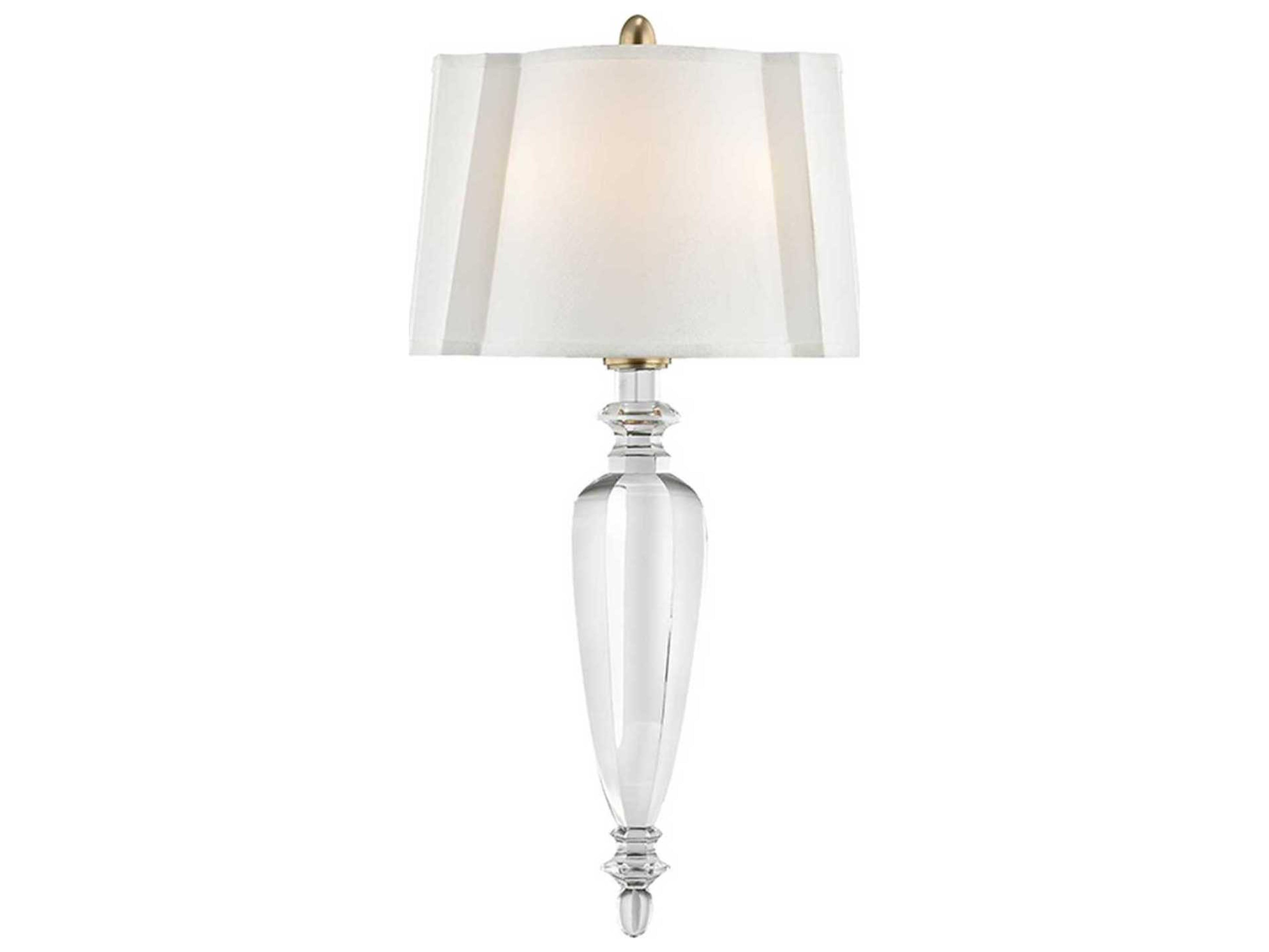 Tipton 2-Light Aged Brass Off White Wall Sconce