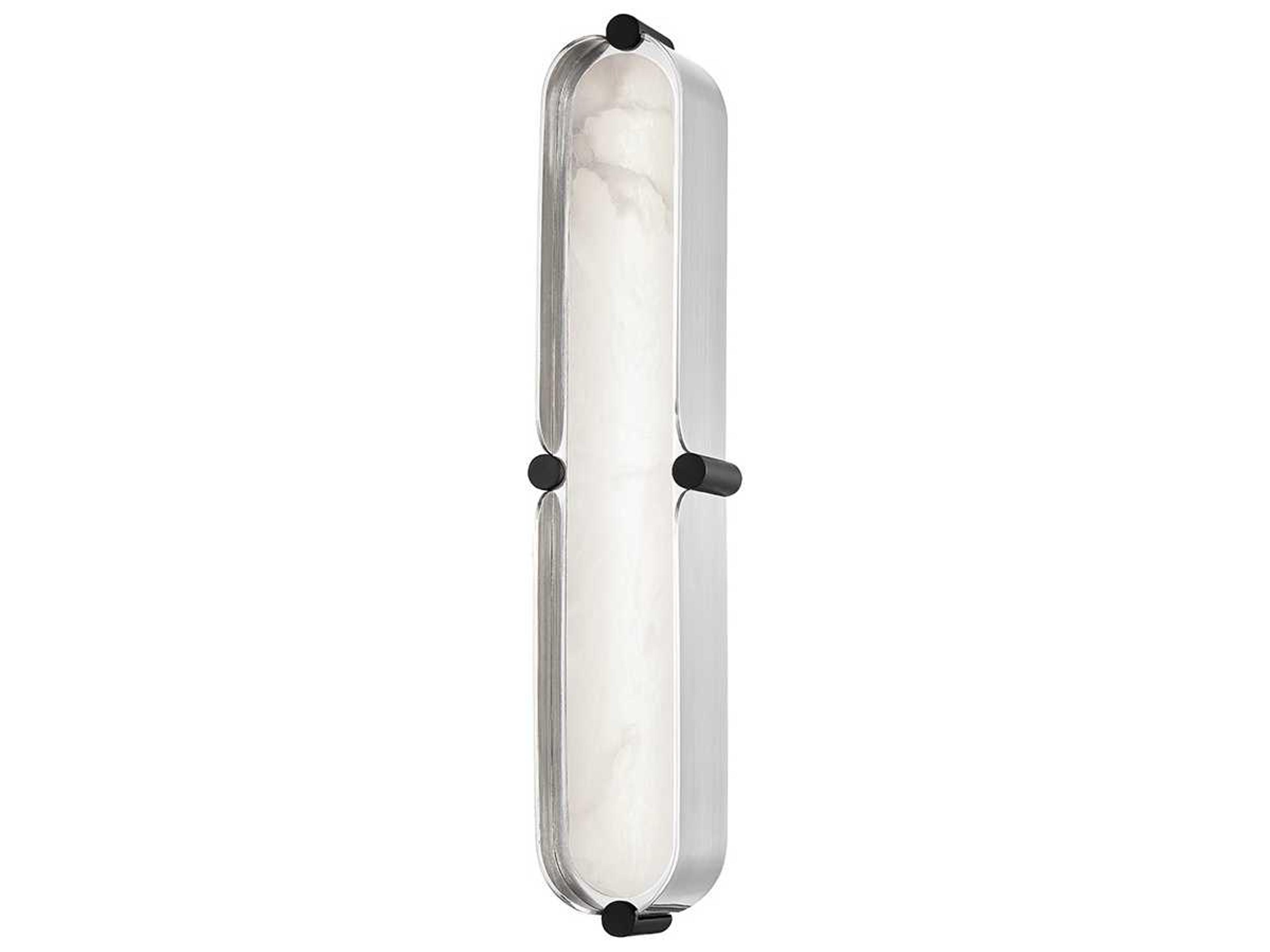 Tribeca 1-Light Burnished Nickel Black LED Vanity Light