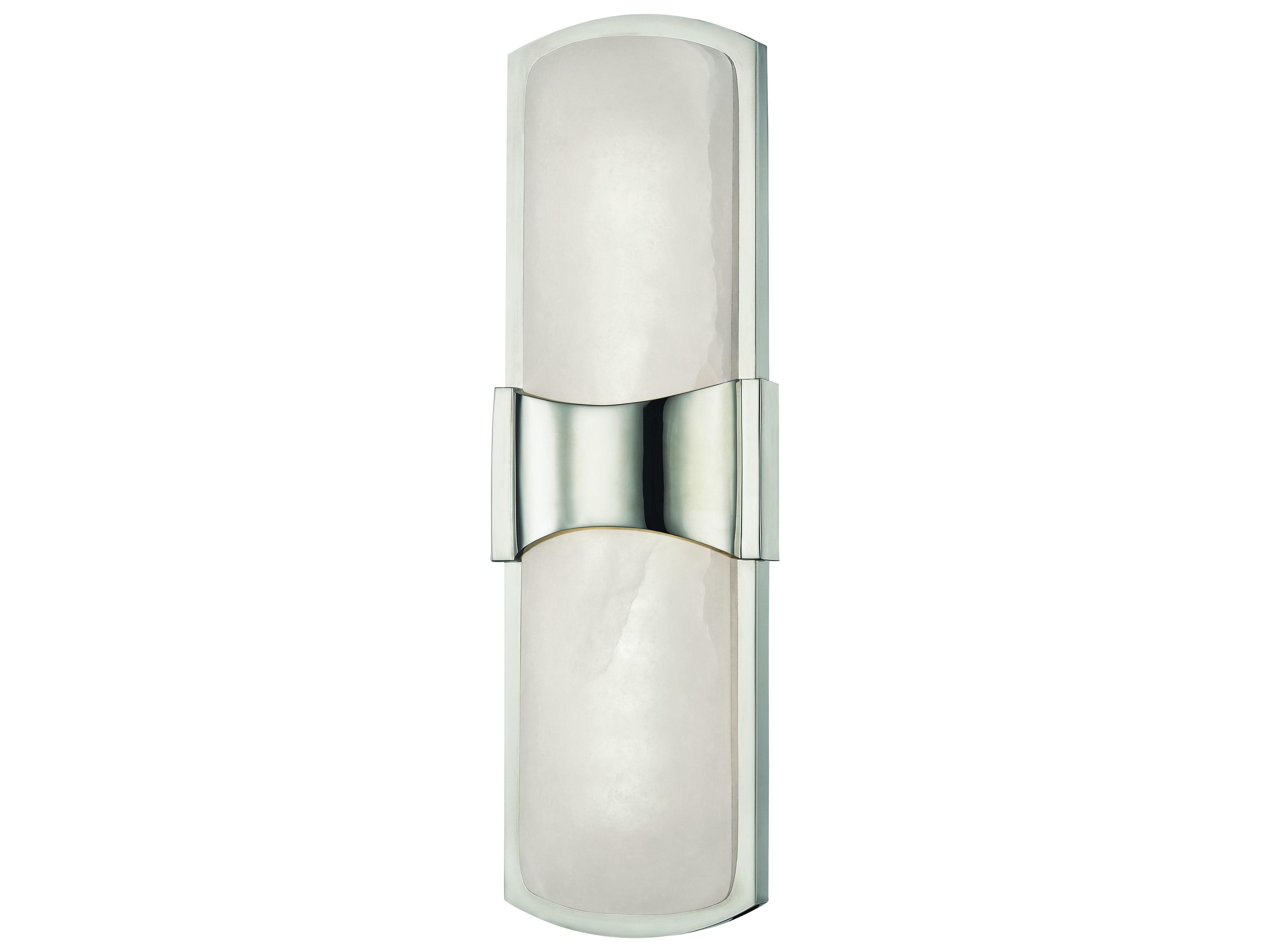 Valencia 1-Light Polished Nickel White LED Wall Sconce