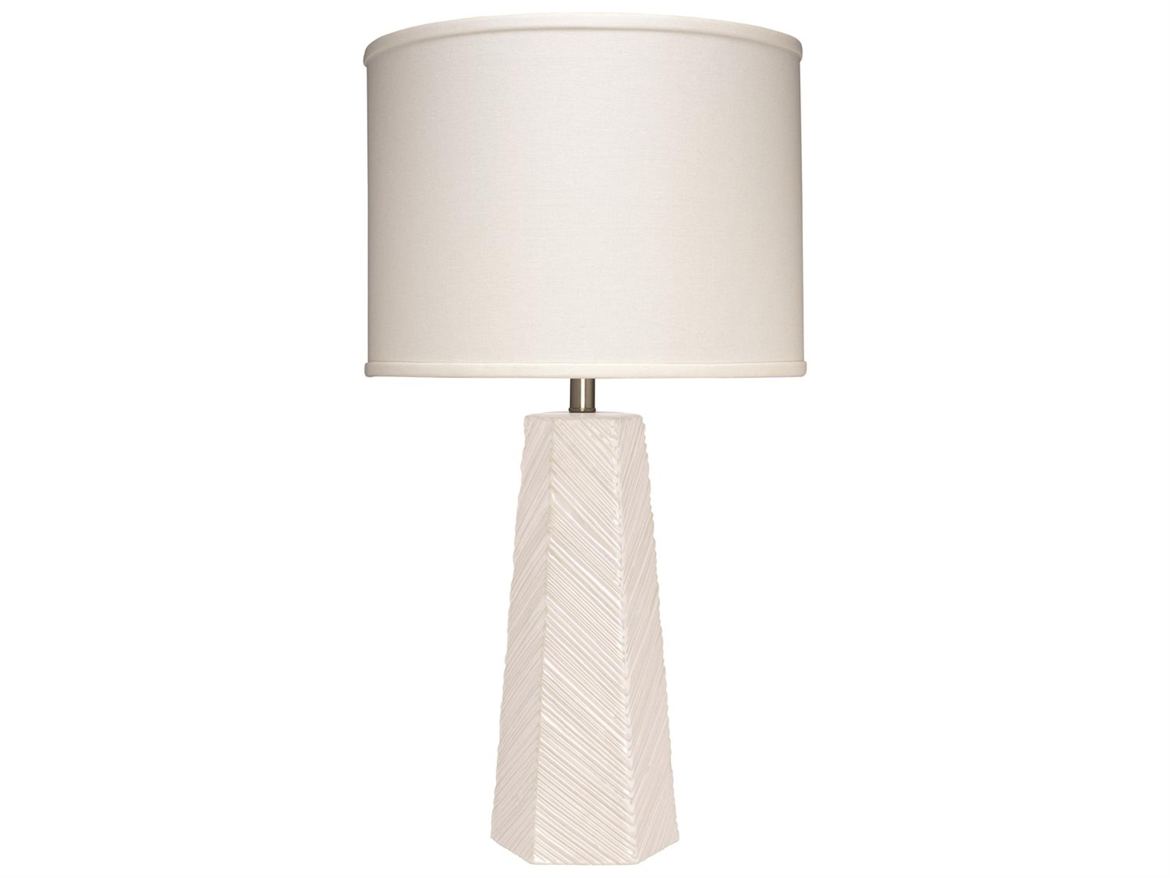 Jamie Young Rise Cream Off White Buffet Lamp