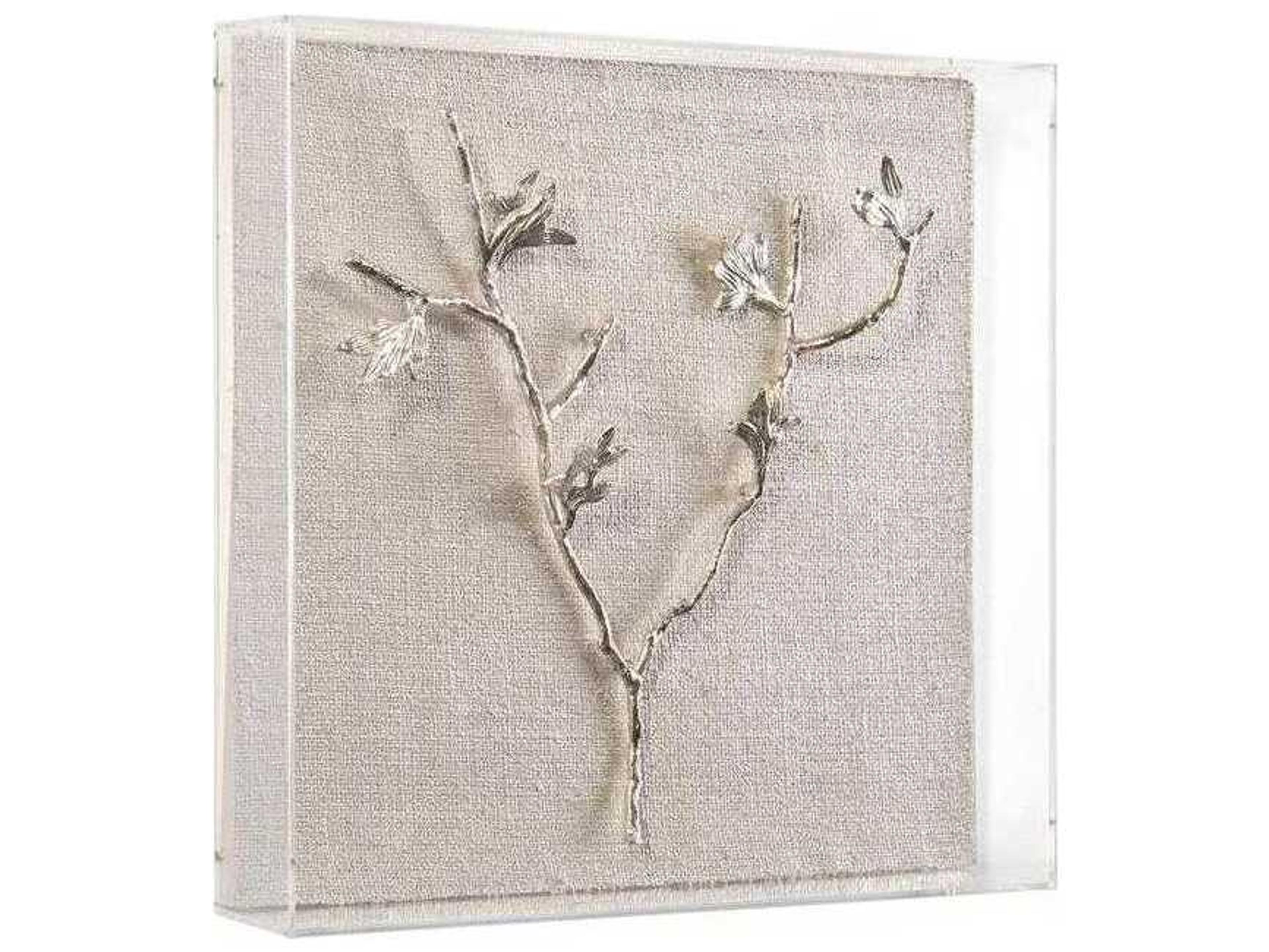 John Richard Silver Branches-II Shadow Box