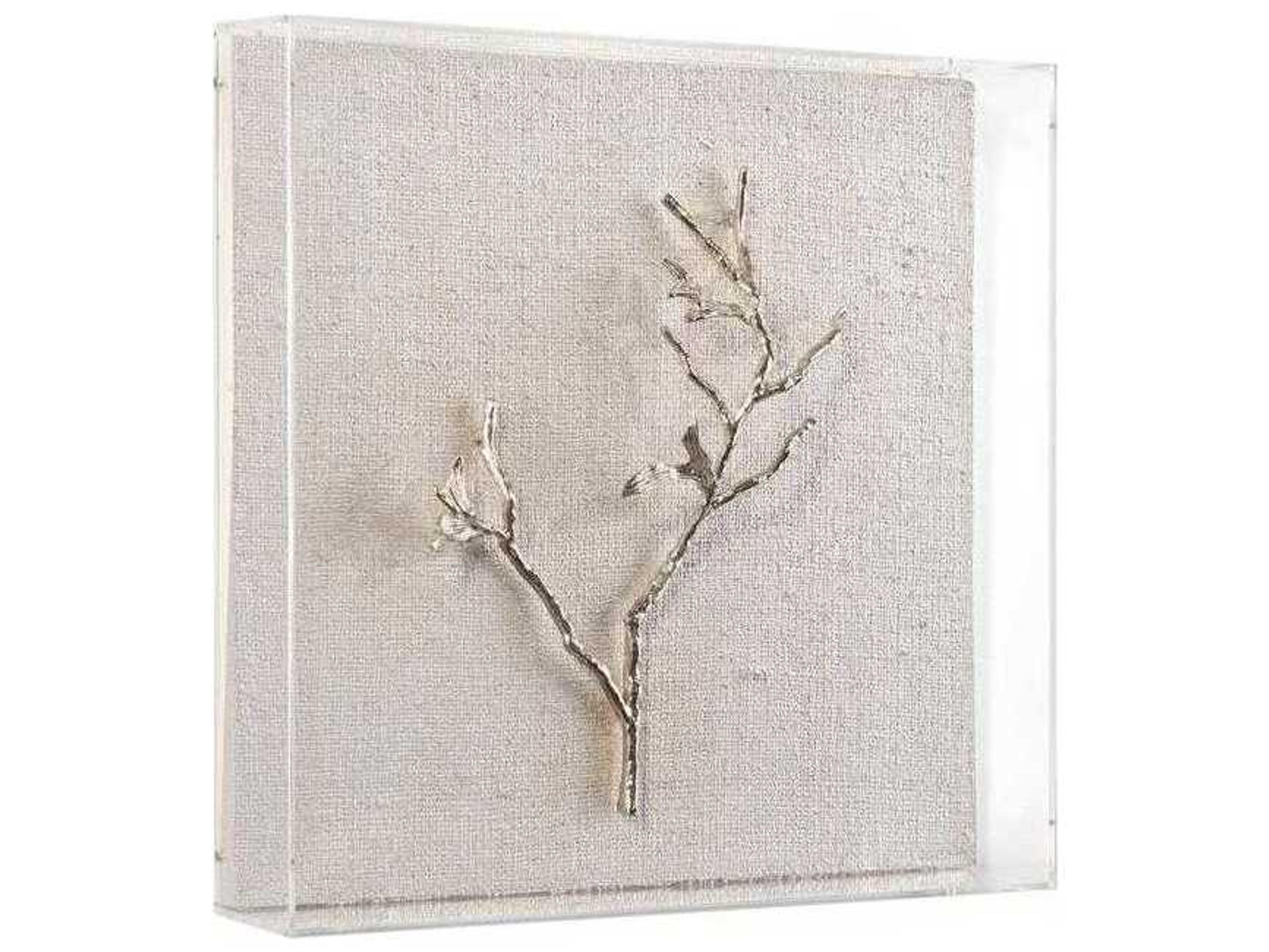 John Richard Silver Branches-III Shadow Box