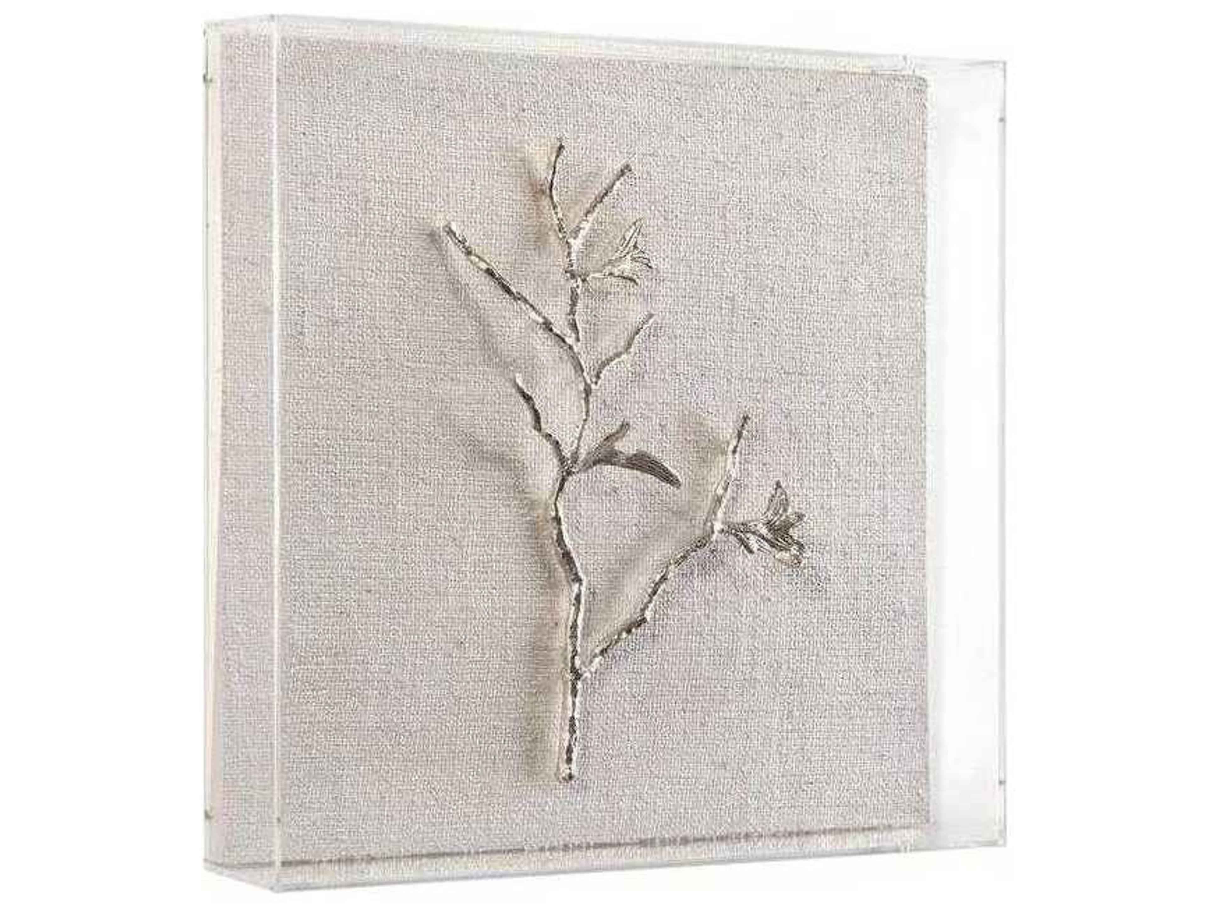 John Richard Silver Branches-IV Shadow Box
