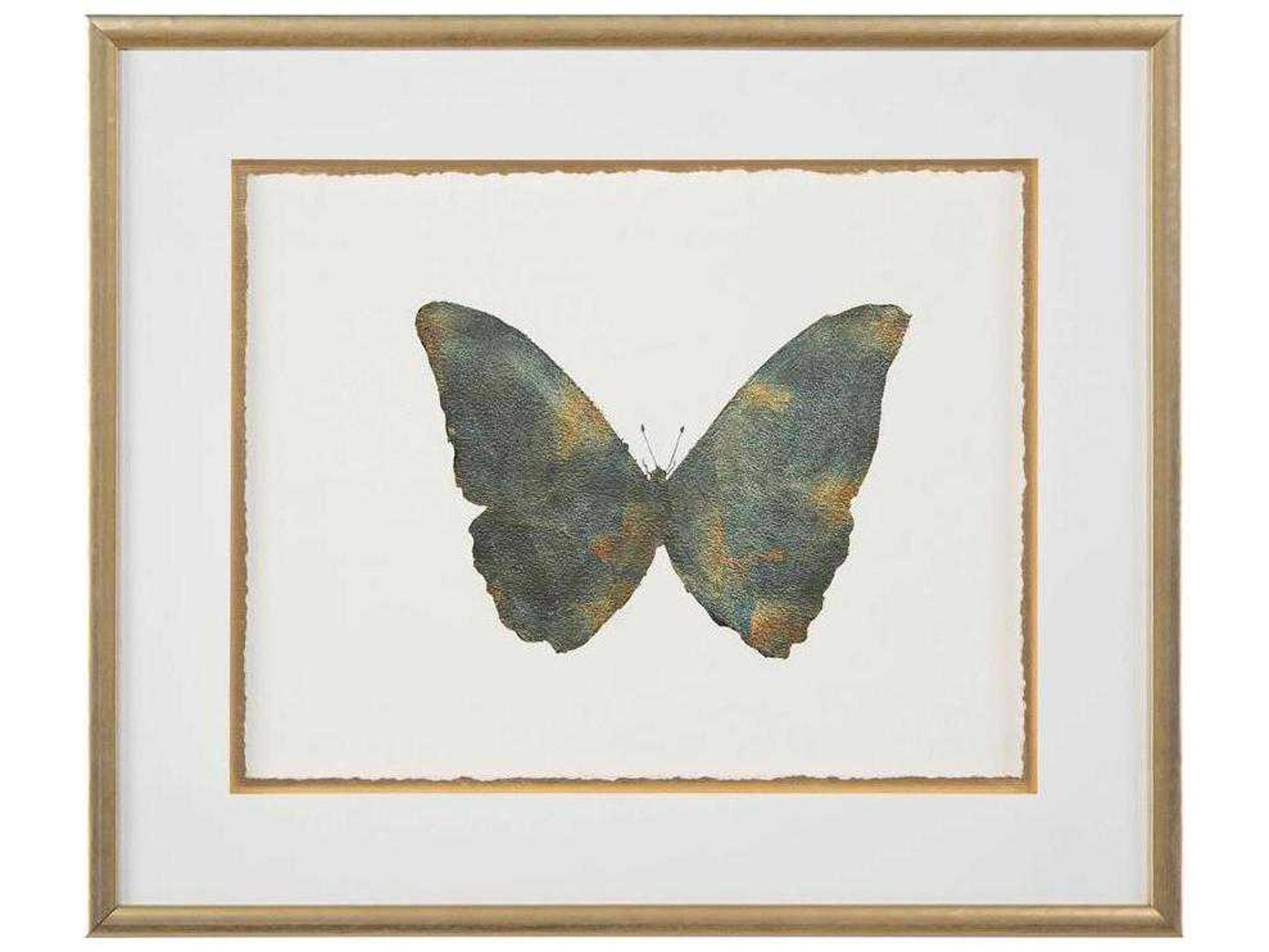 John Richard Shimmering Butterfly-III Wall Art