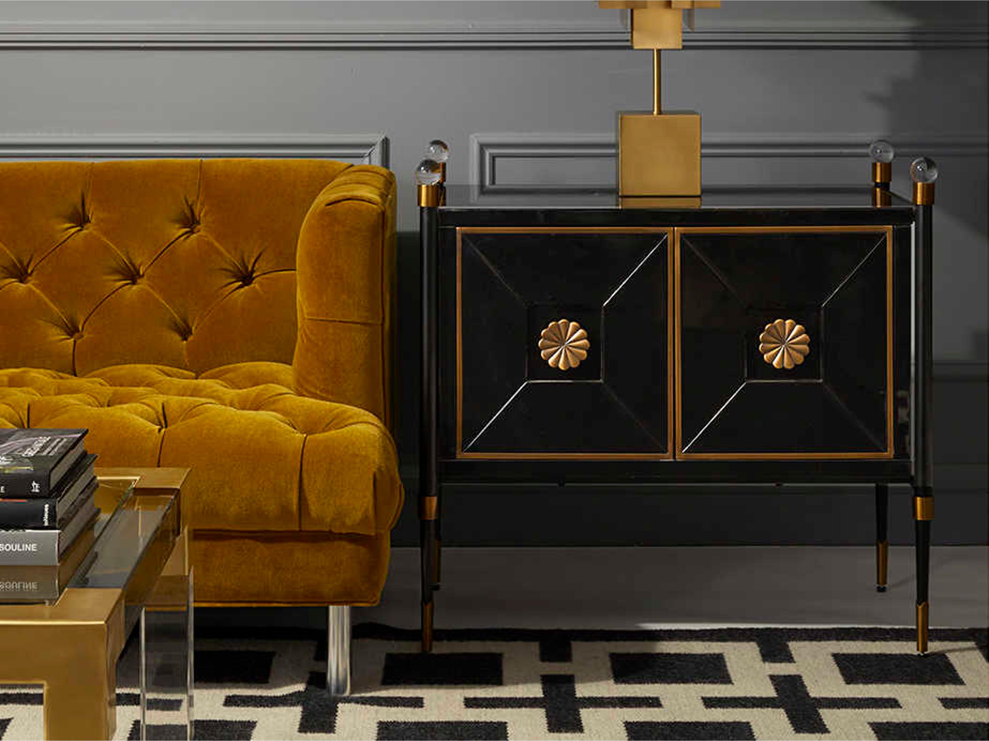 Jonathan Adler Rider Black Accent Chest