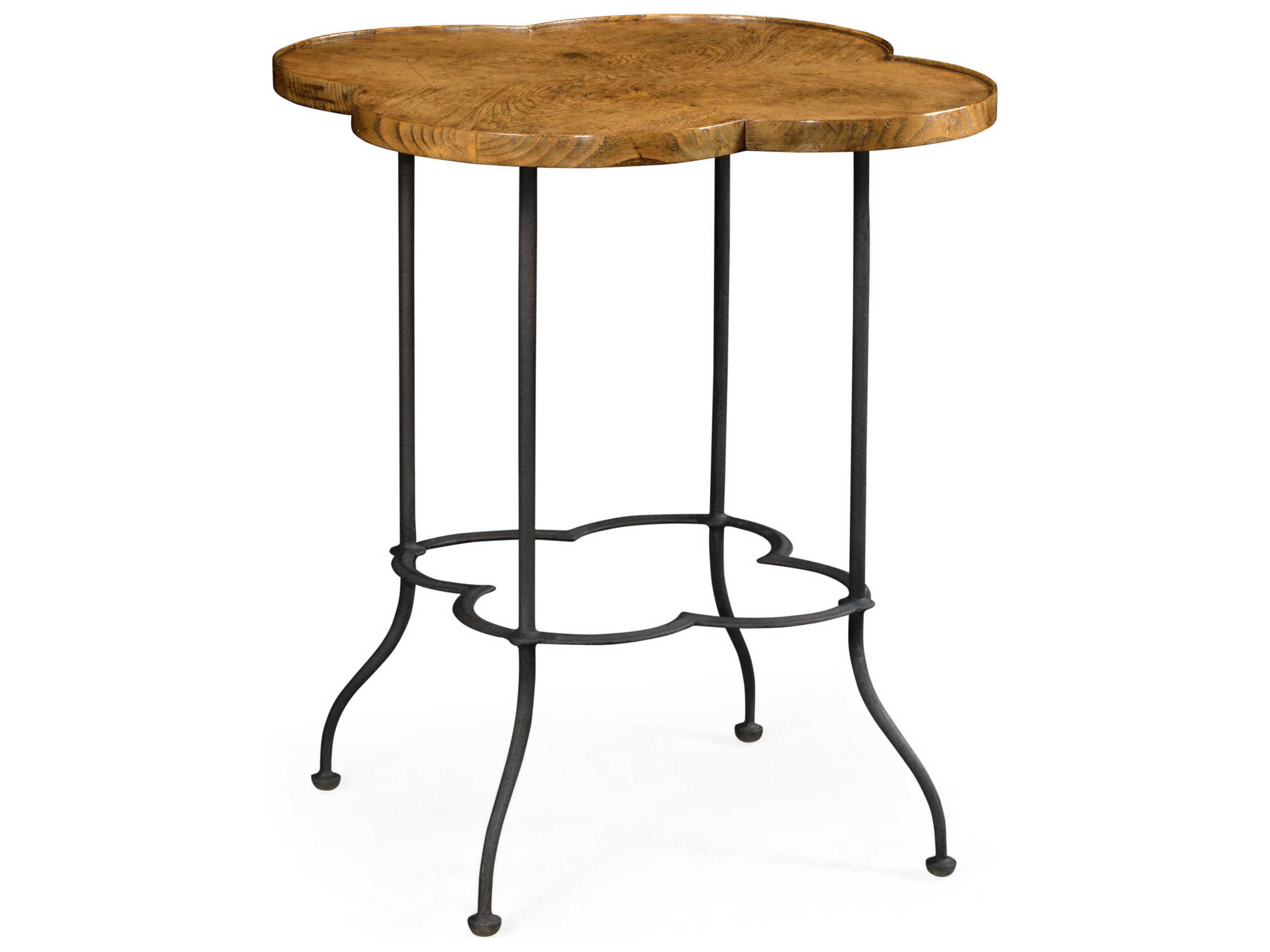 Jonathan Charles Sussex Wood Light Brown Chestnut End Table