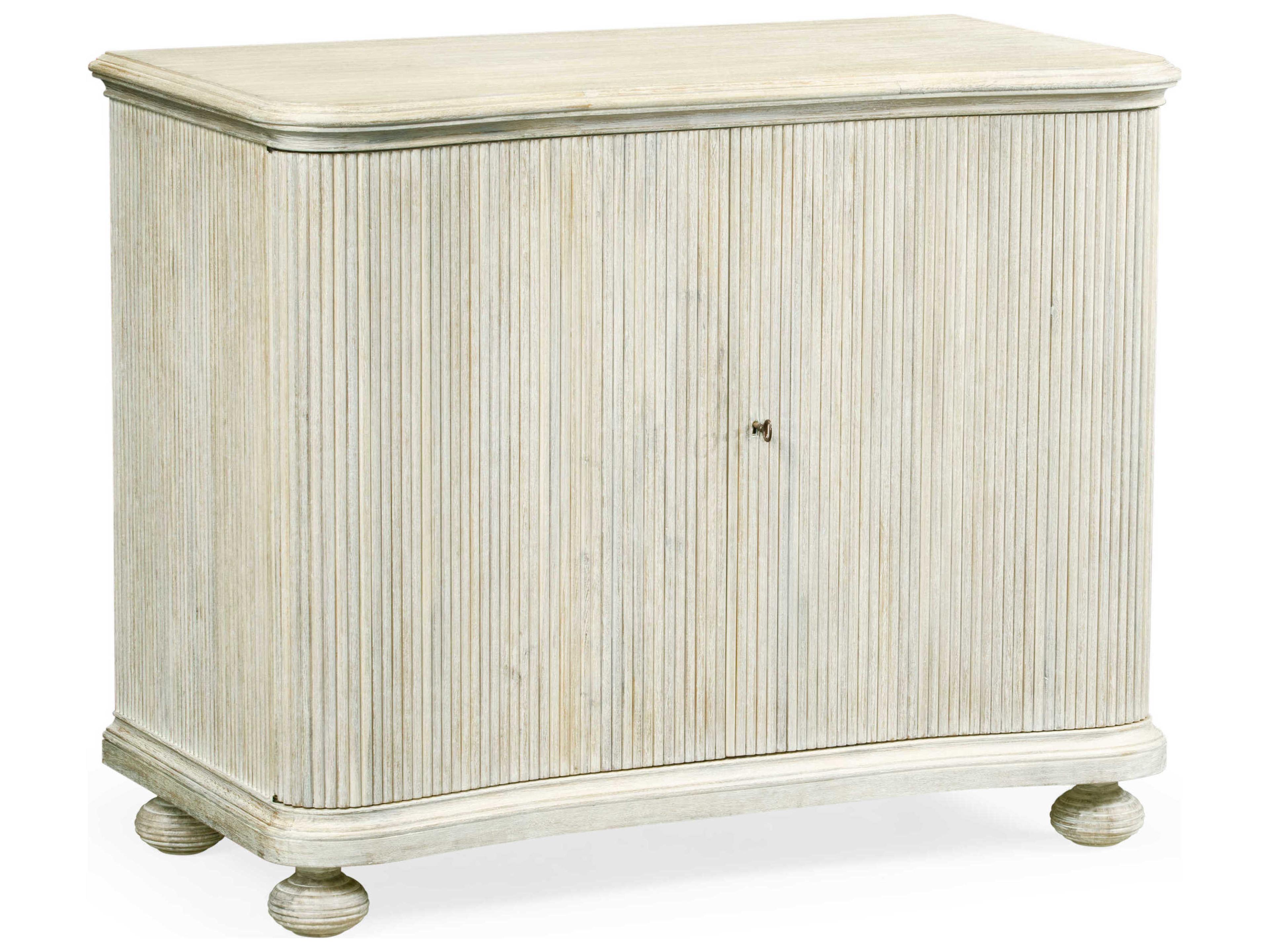 William Yeoward Washed Acacia White Wood Accent Chest