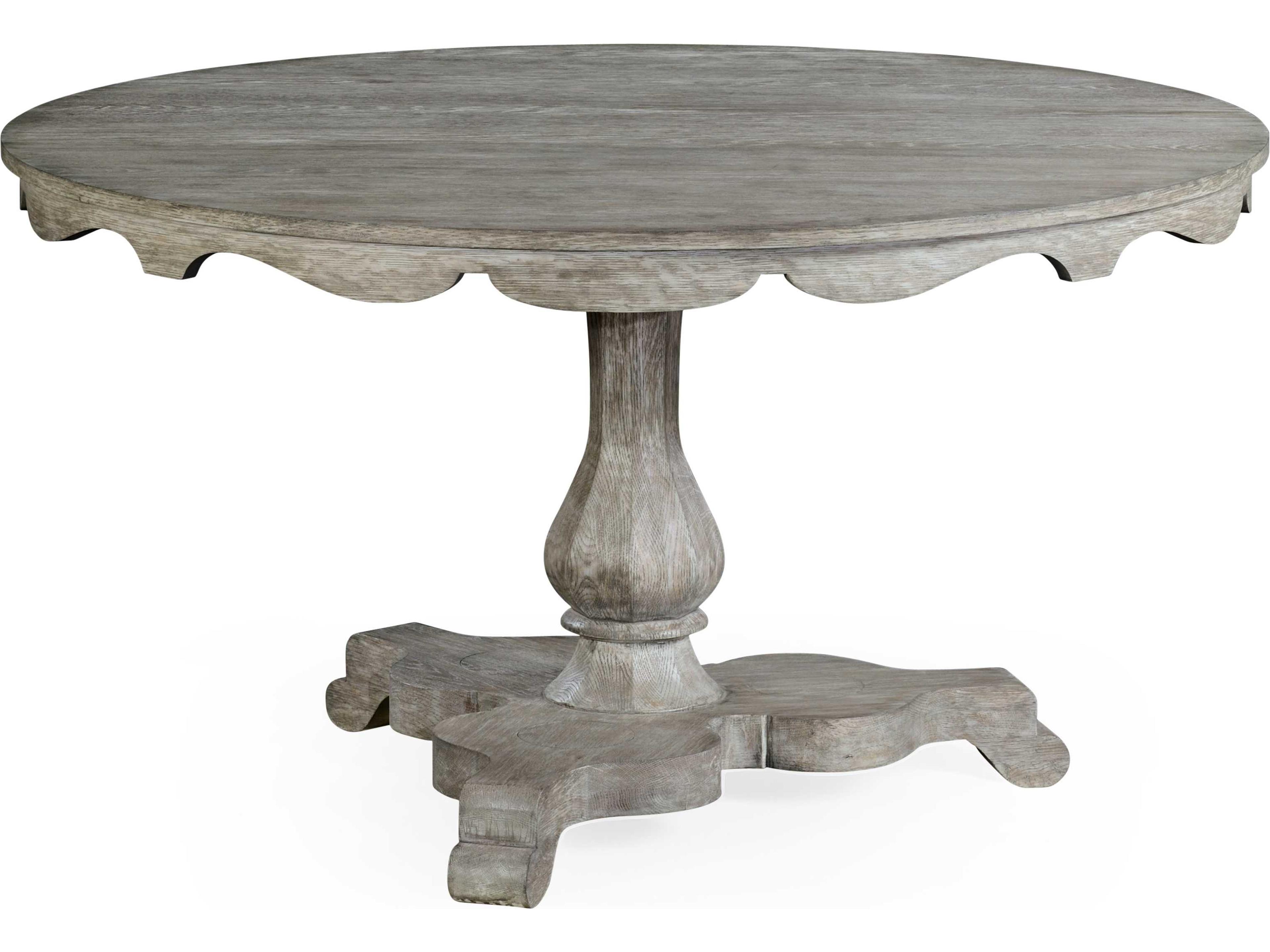 William Yeoward Rectangular Wood Greyed Oak Dining Table