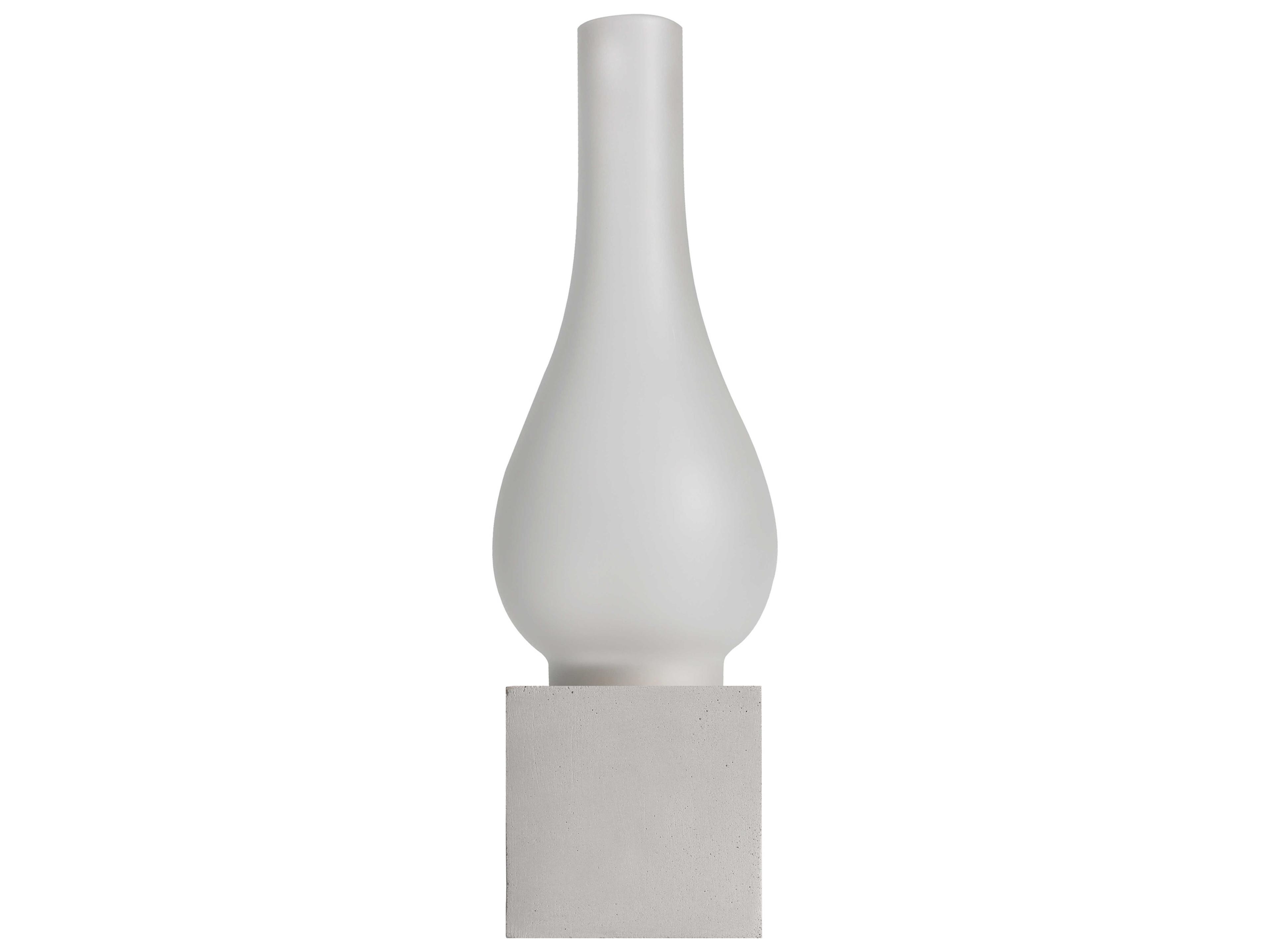 Amarcord 1-Light White Glass LED Wall Sconce