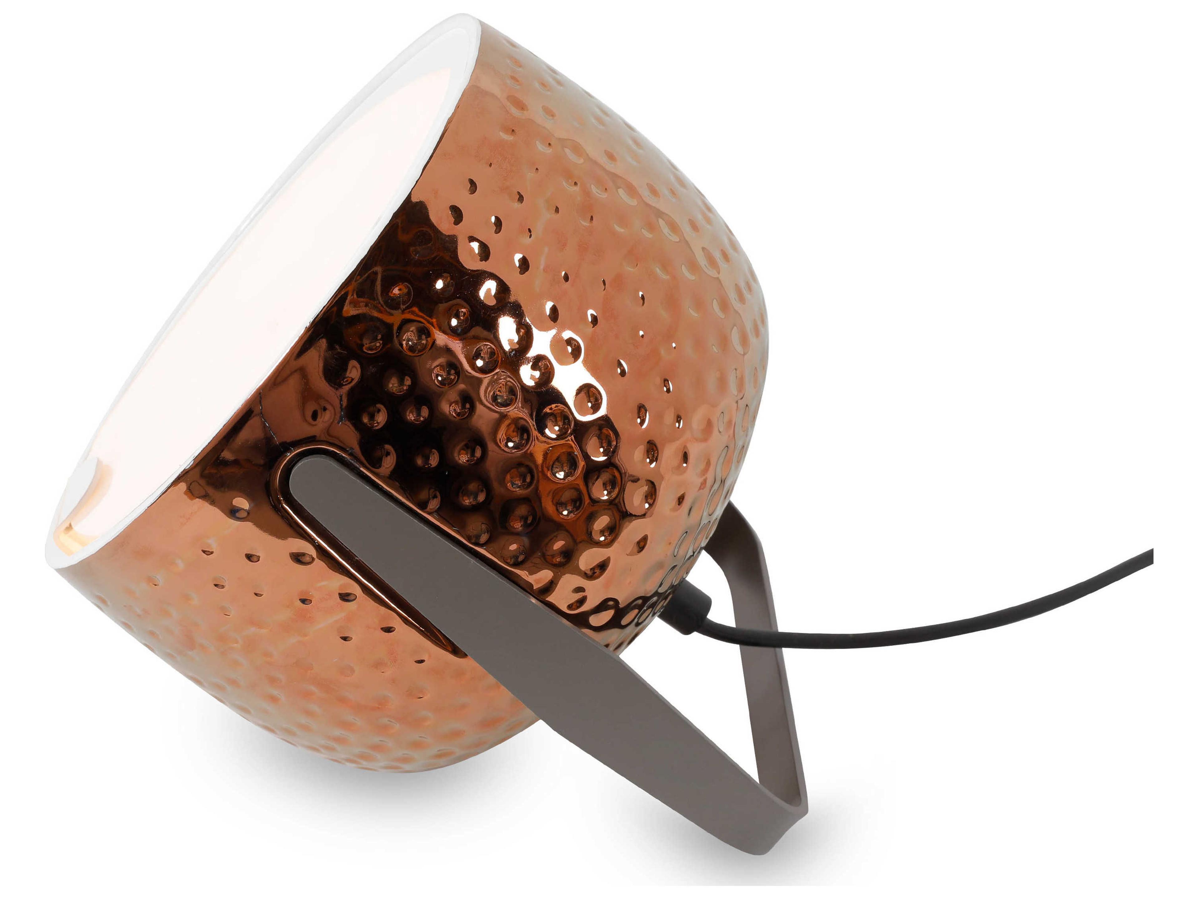 Bag Table Lamp in Glossy White Ceramic