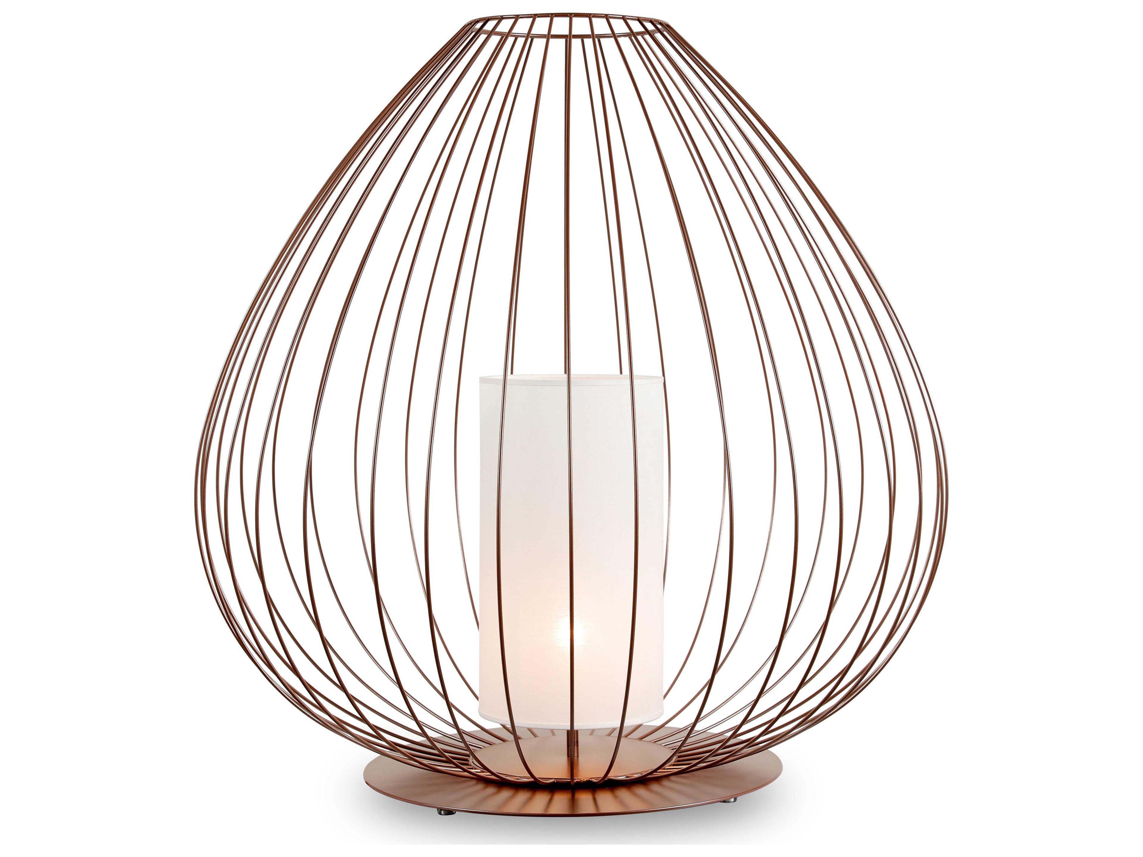 Cell Floor Lamp in Glossy Bronze