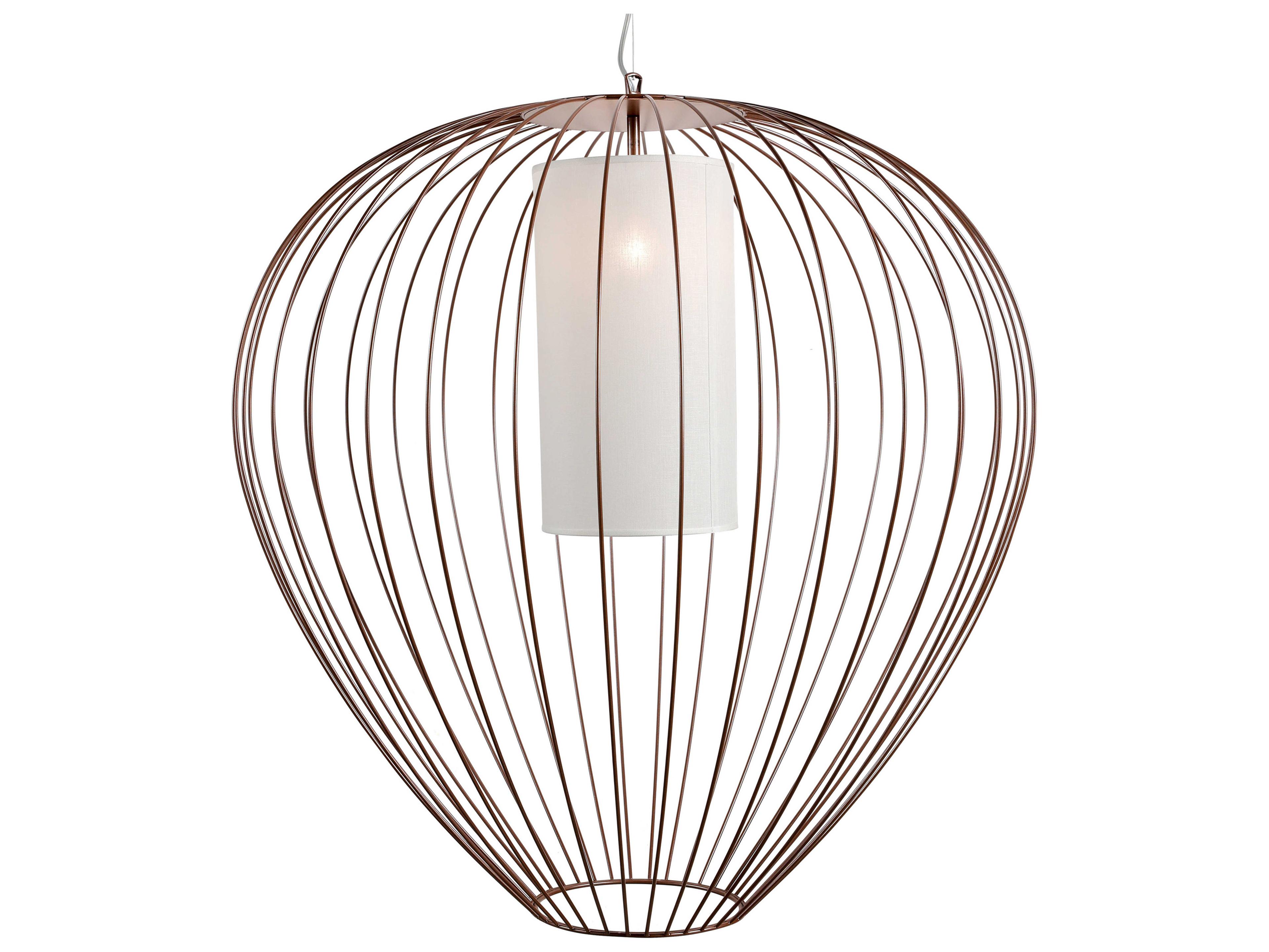 Cell Outdoor Suspension Lamp in Bronze