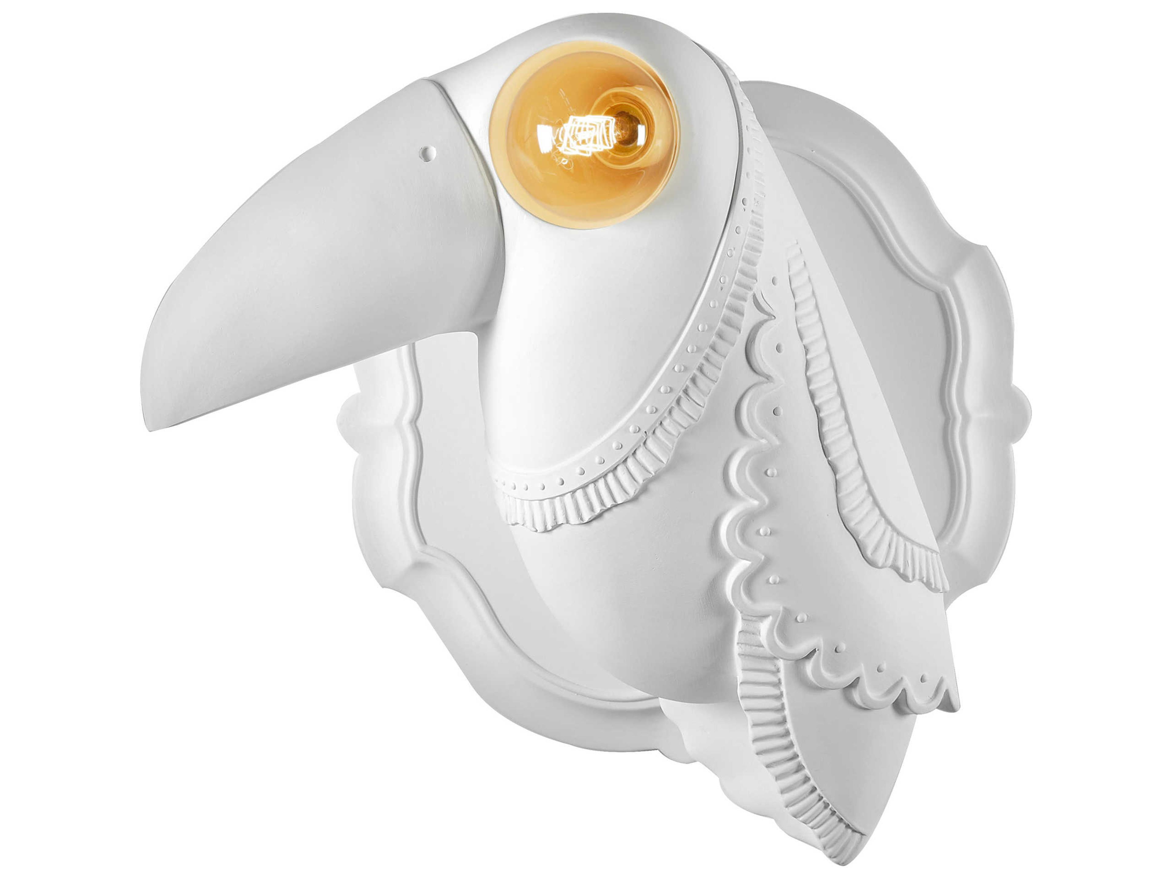 Cubano 1-Light White LED Wall Sconce