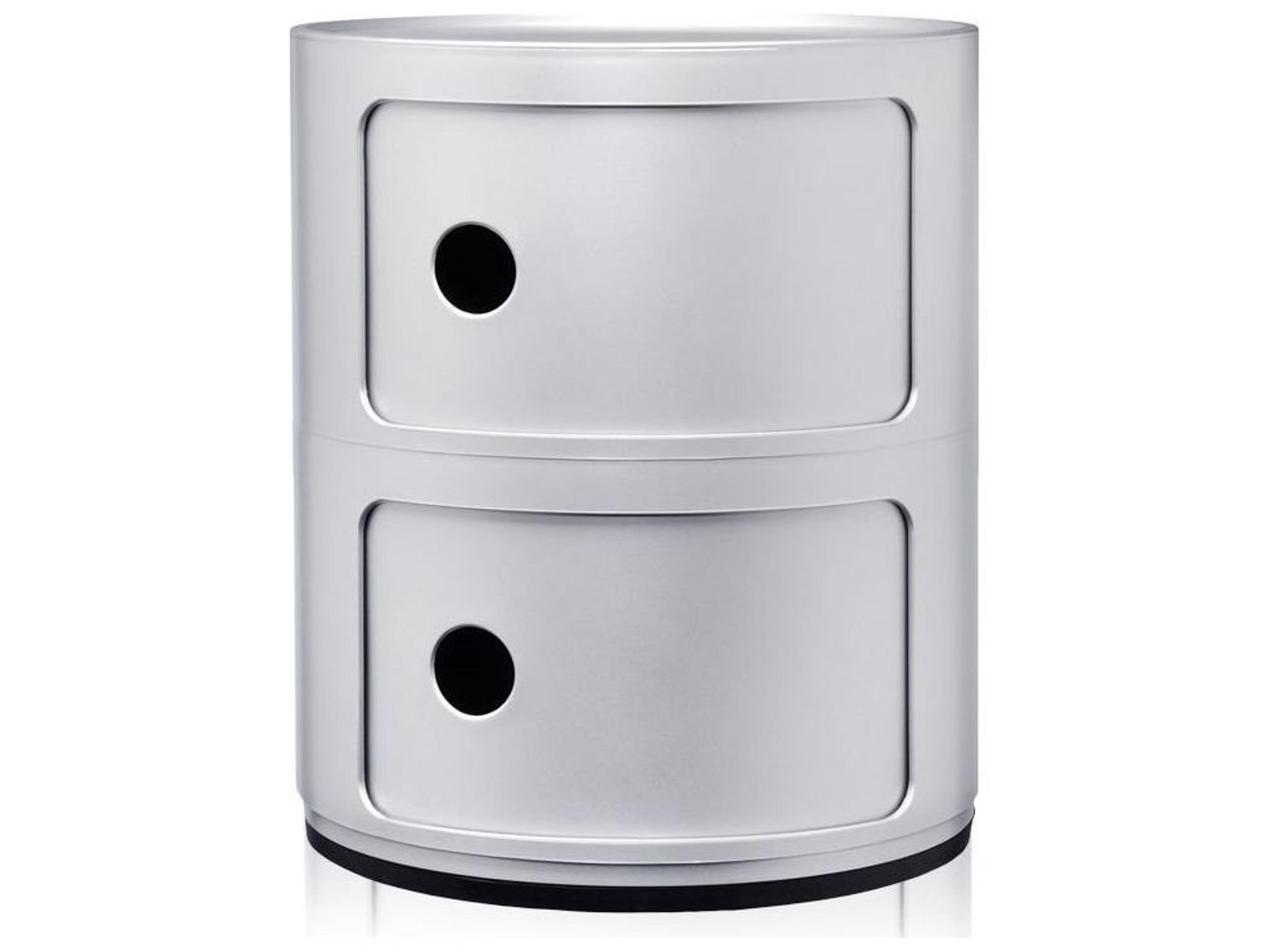 Componibili Storage Unit Silver Modular