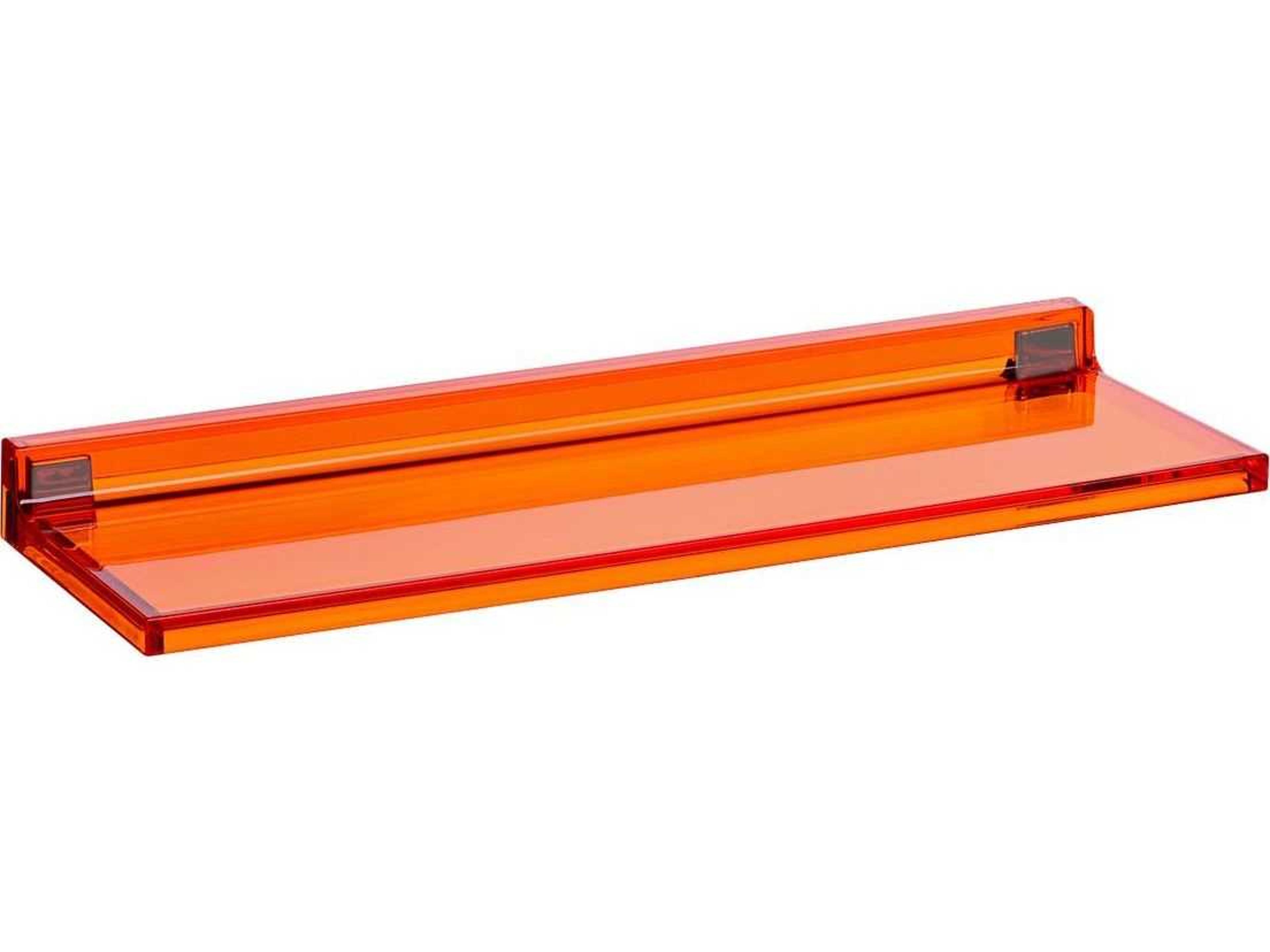 Shelfish Wall Shelf Tangerine Orange Minimalist