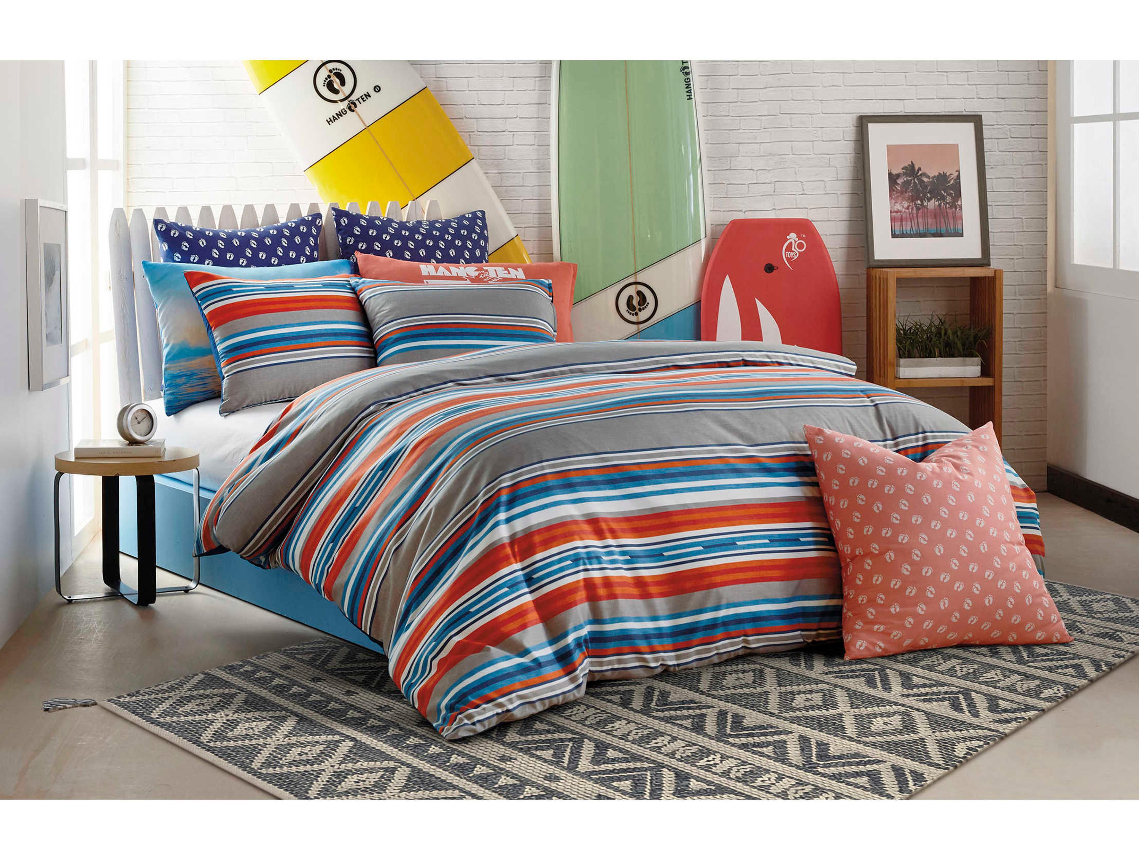 KAS Hang Ten Malibu Geometric Area Rug