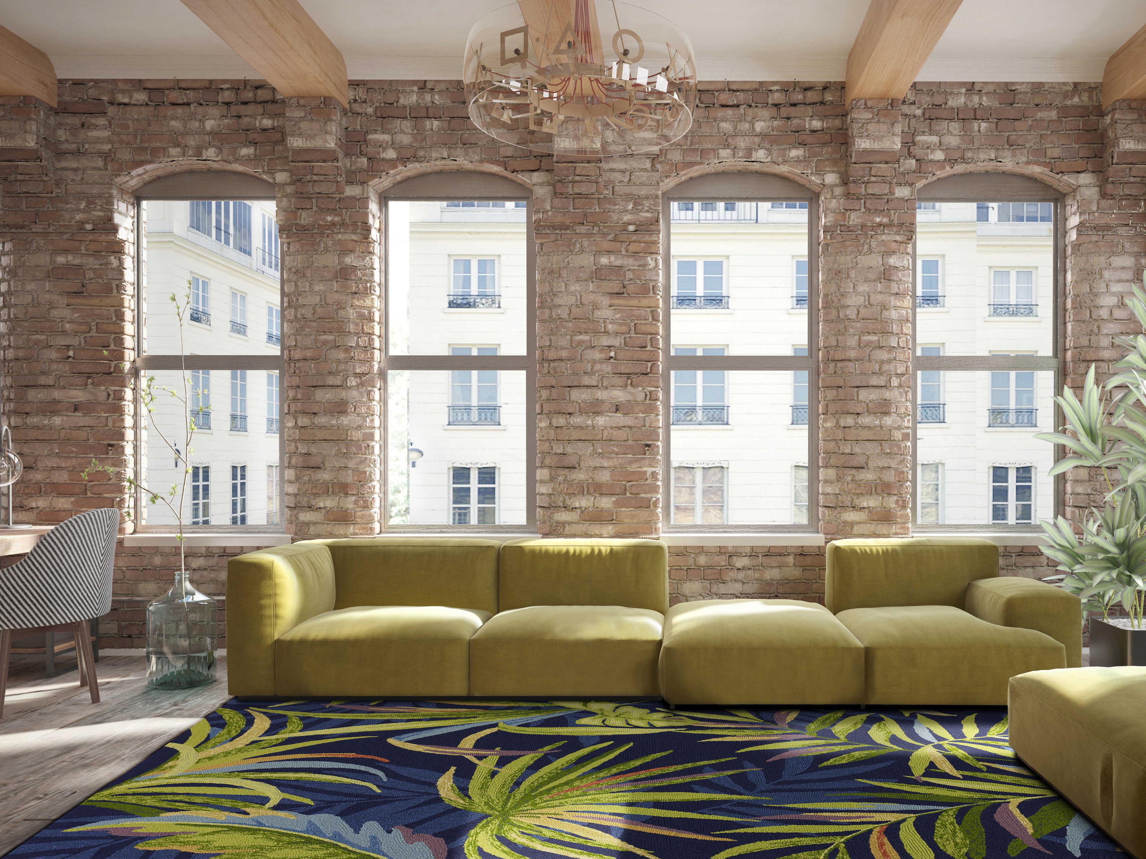 KAS Harbor Floral Area Rug