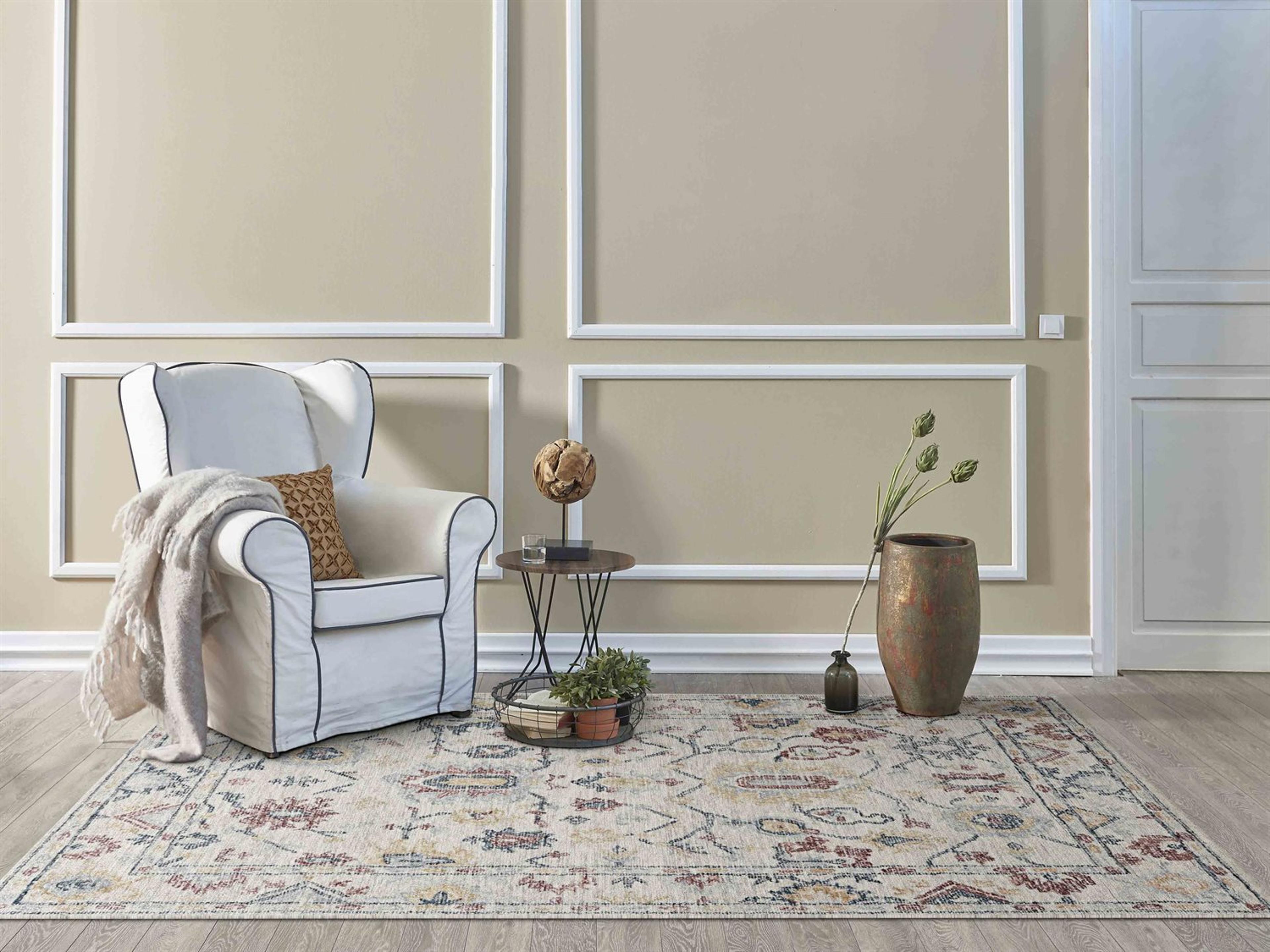 KAS Hudson Bordered Area Rug