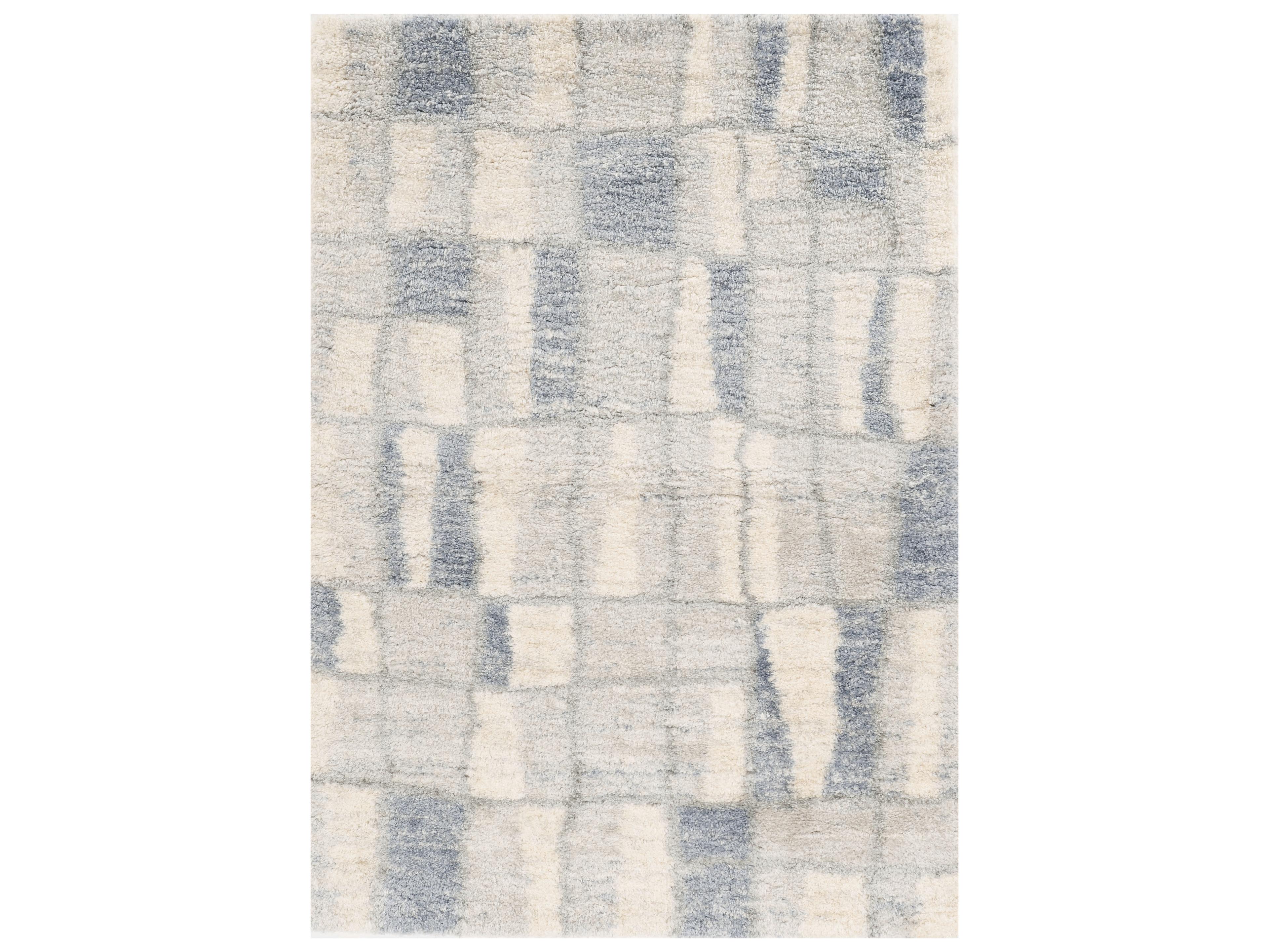 Merino Shag Geometric Area Rug