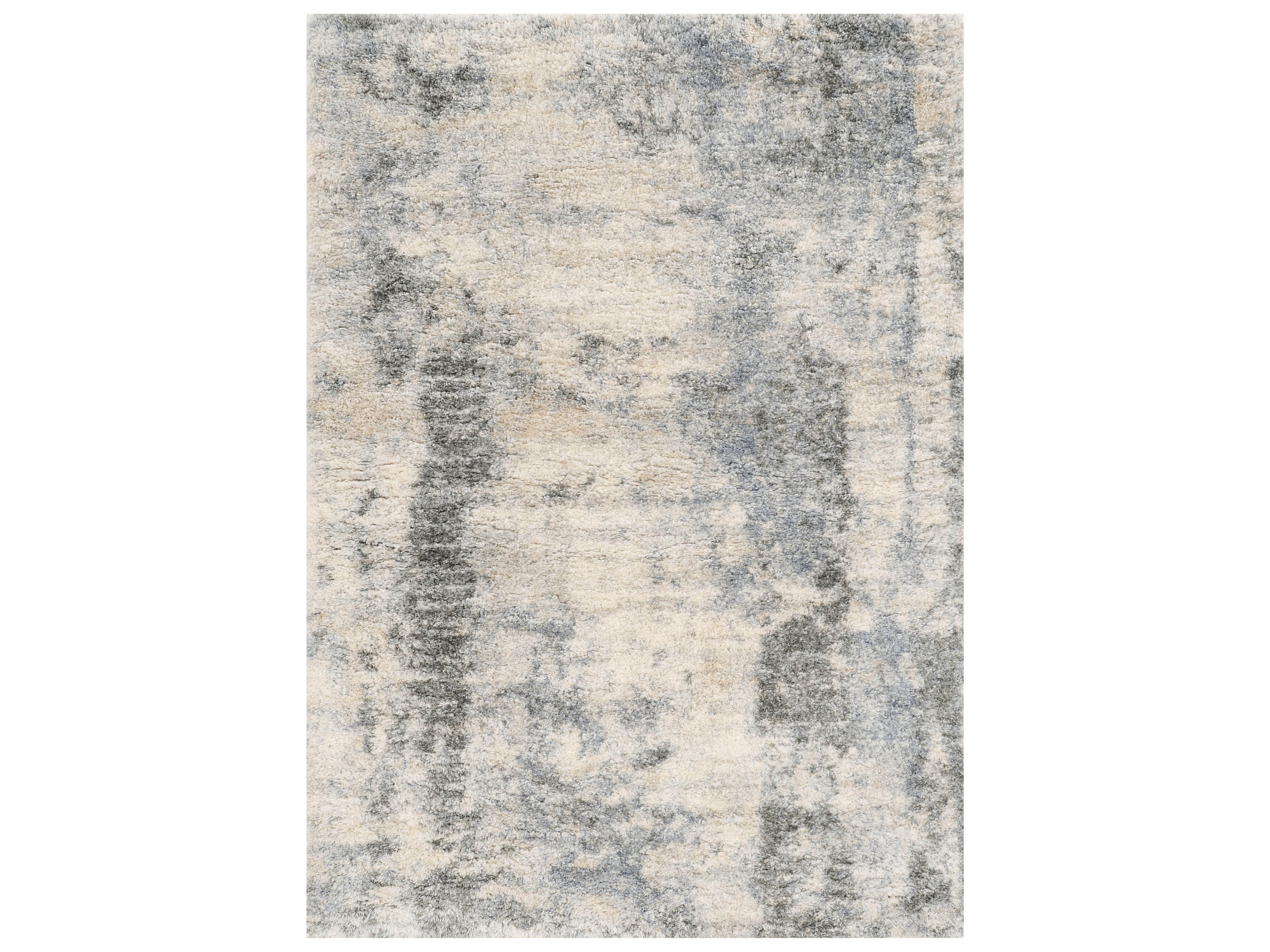 Merino Shag Abstract Area Rug