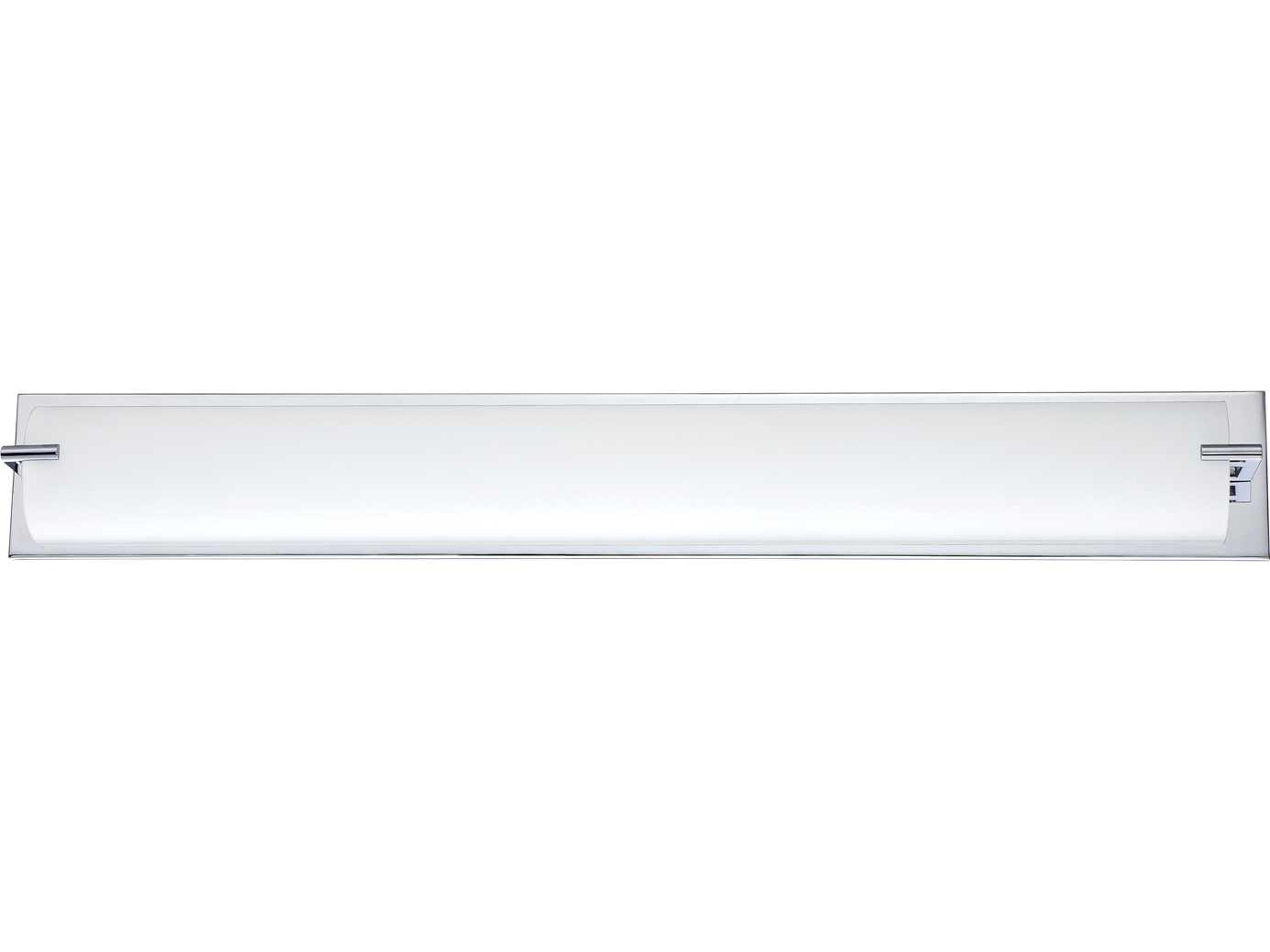 Paramount 6-Light Chrome Glass Vanity Light