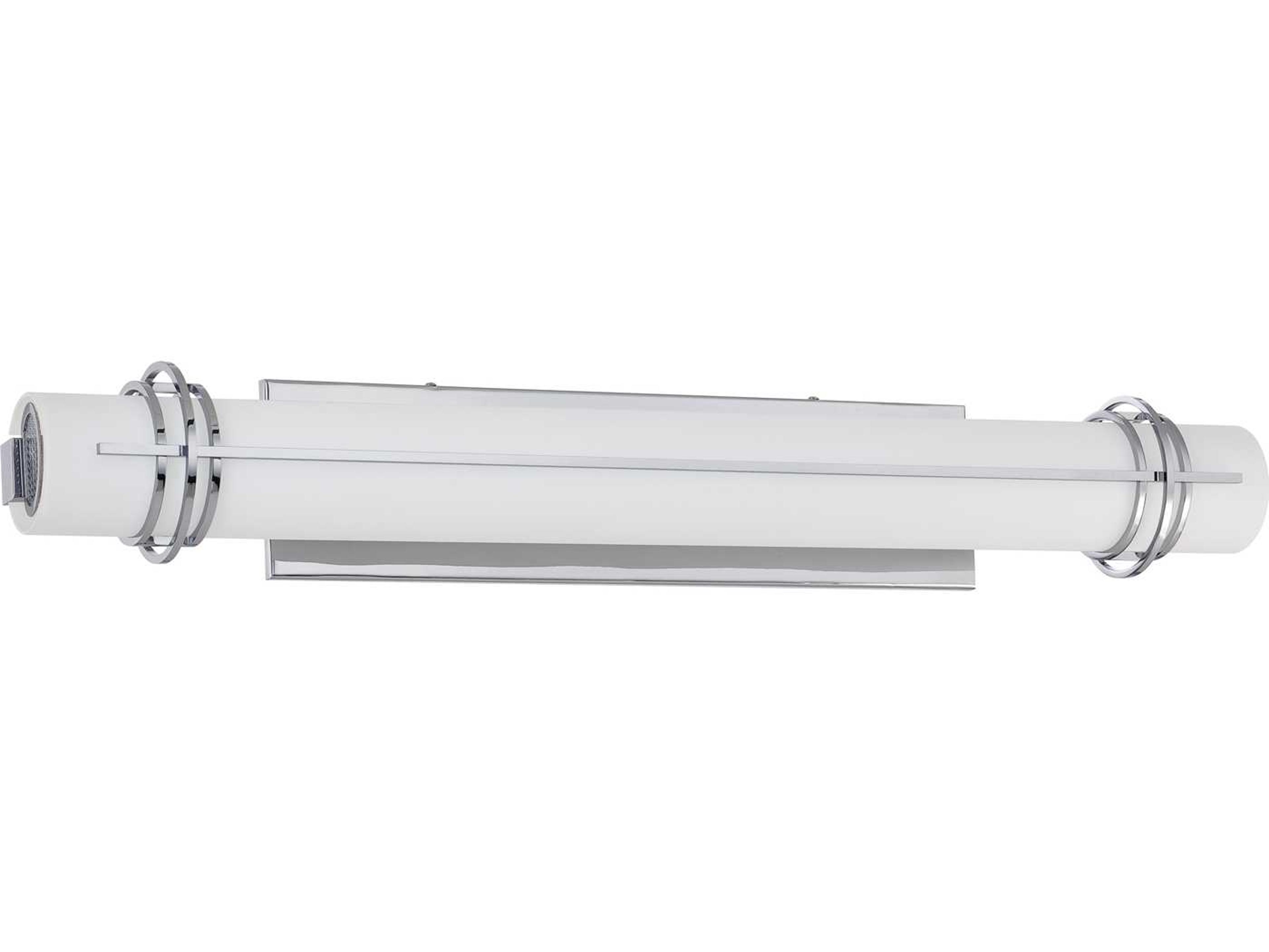 Ringo 5-Light Chrome Glass Vanity Light