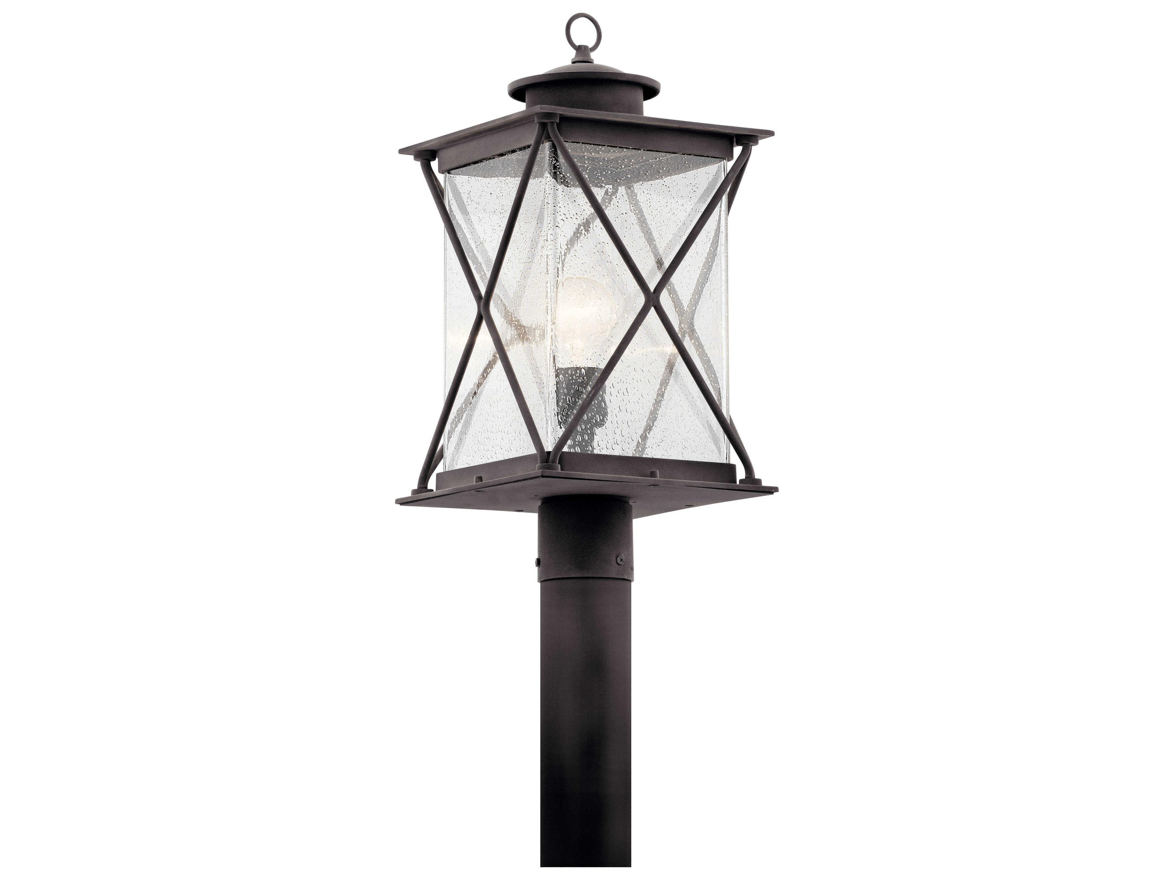 Argyle 1 - Light Glass Outdoor Post Light