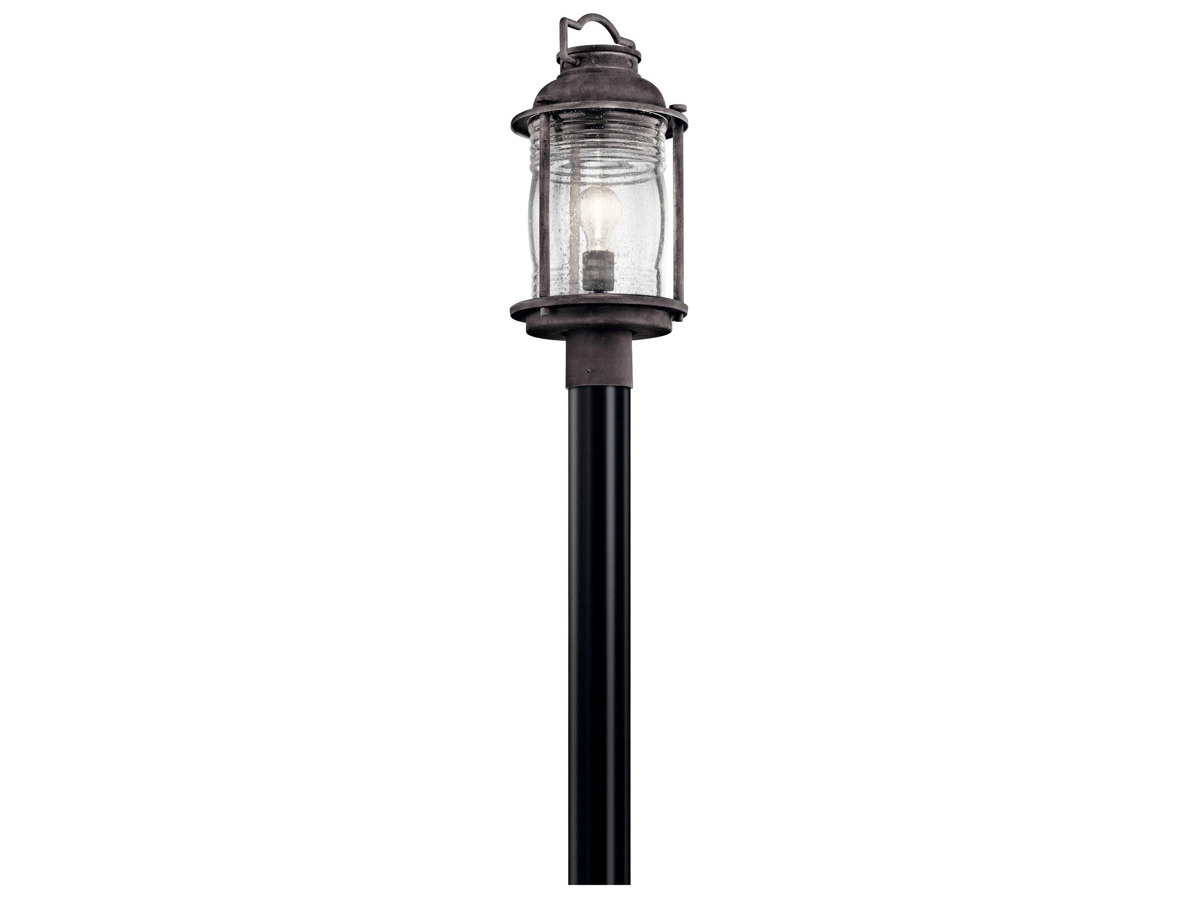 Ashland Bay 1 - Light Glass Outdoor Post Light