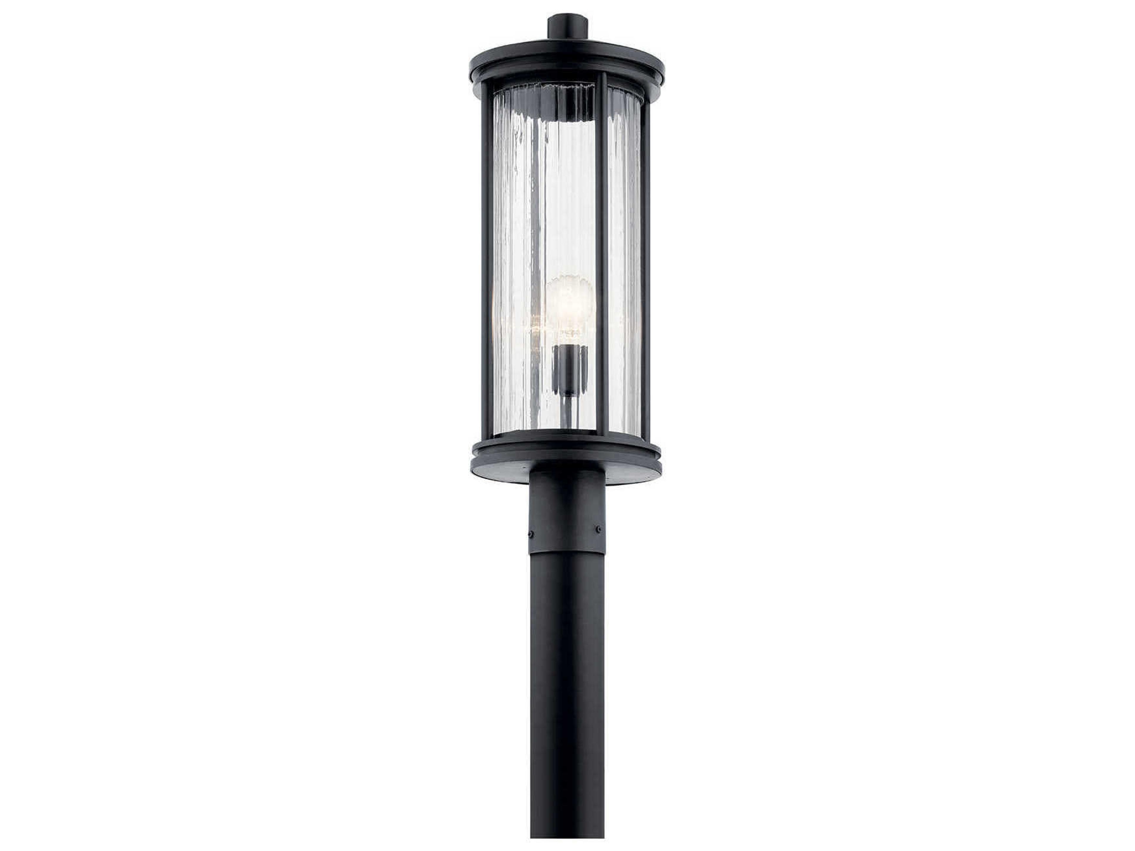 Barras 1 - Light Glass Outdoor Post Light