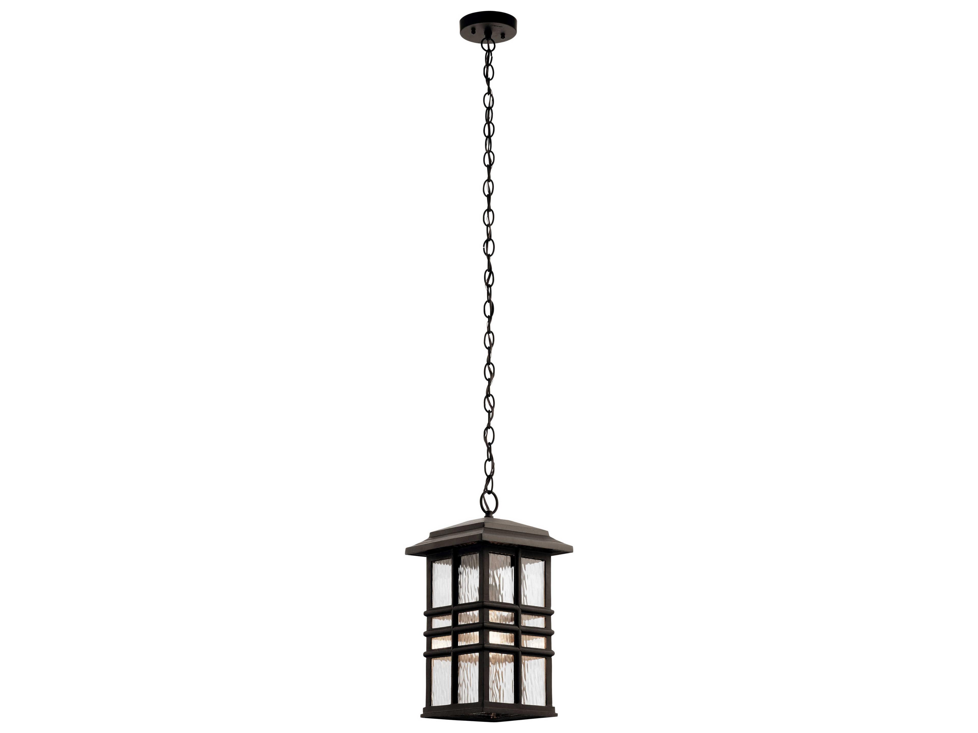 Beacon Square 1 - Light Glass Outdoor Hanging Light