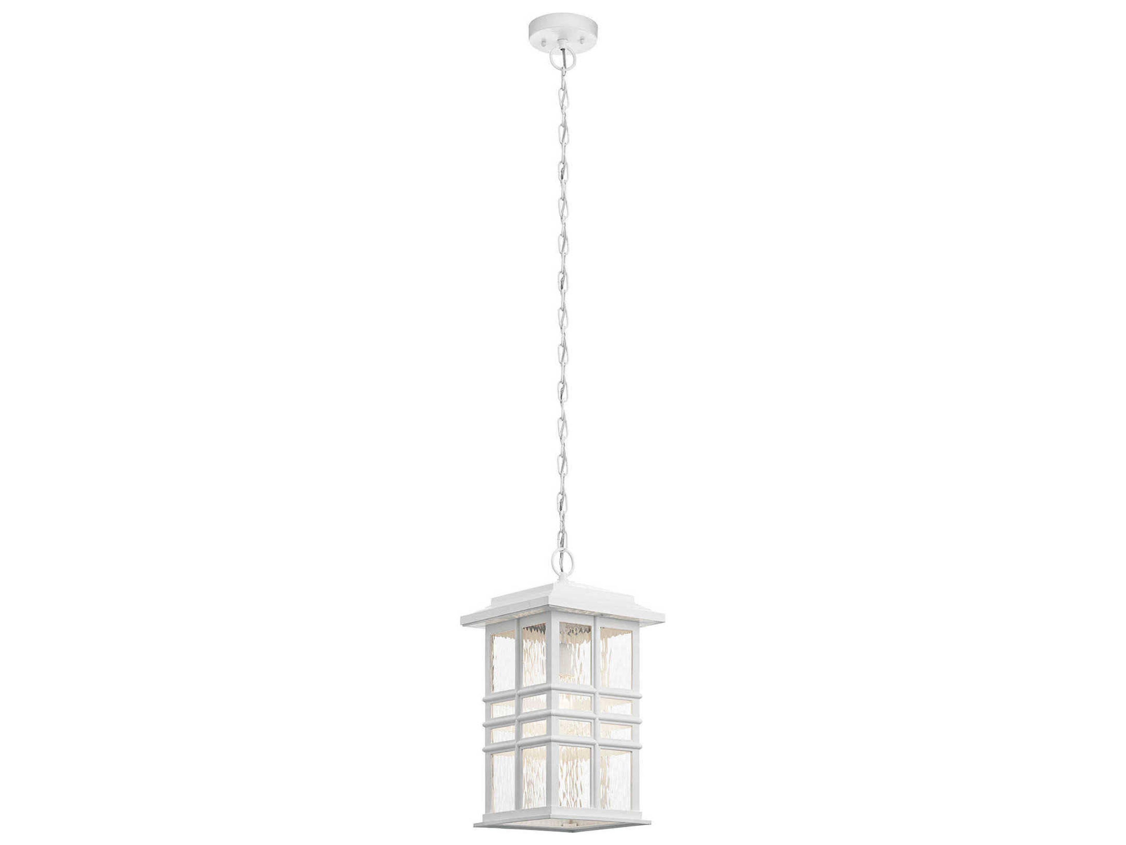 Beacon Square 1 - Light Glass Outdoor Hanging Light