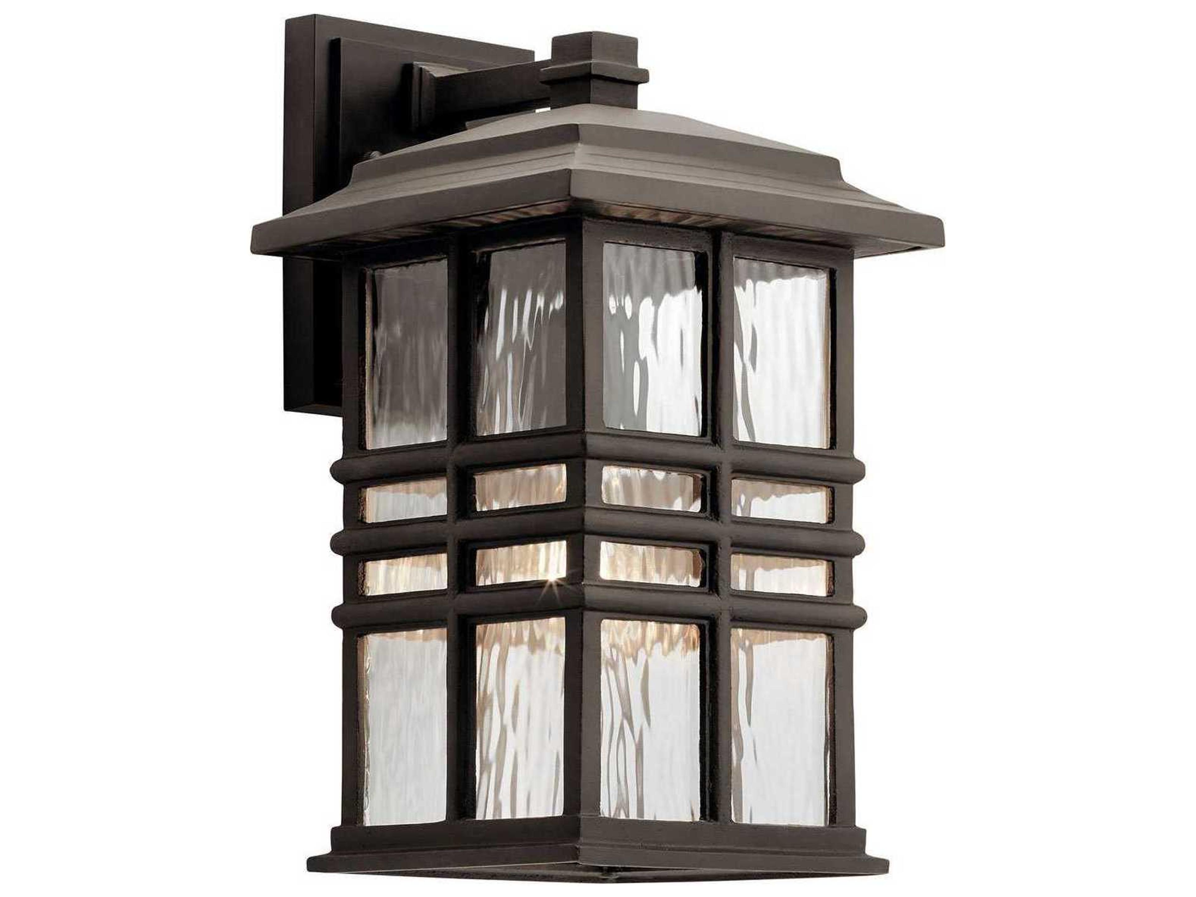 Beacon Square 1 - Light Glass Outdoor Wall Light