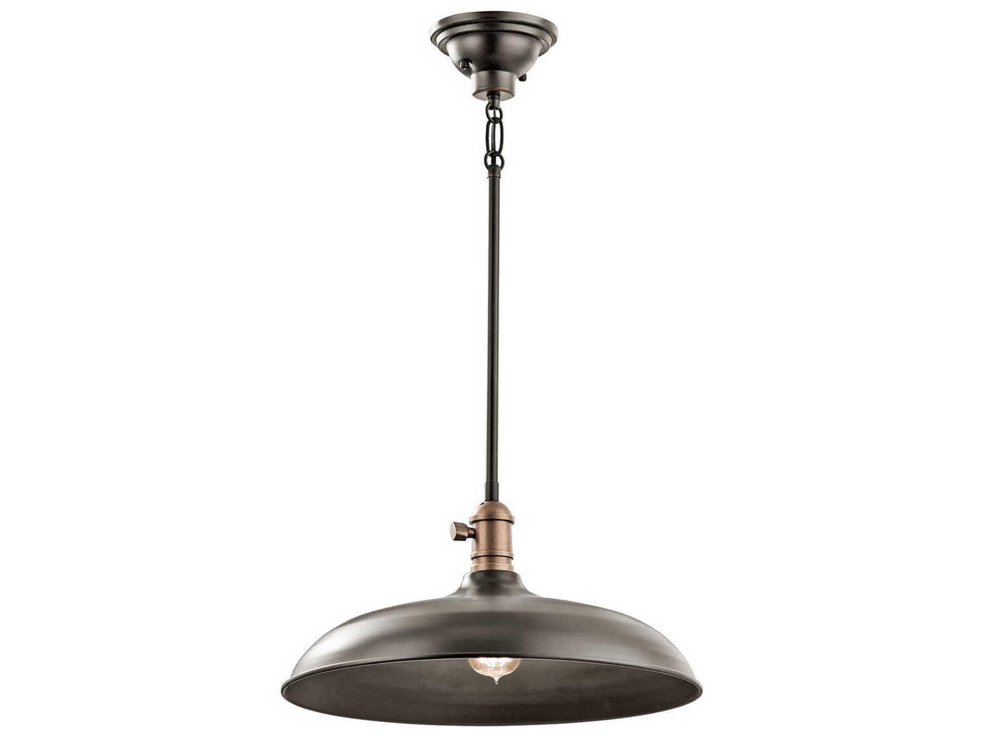 Cobson 1-Light Olde Bronze Round Pendant