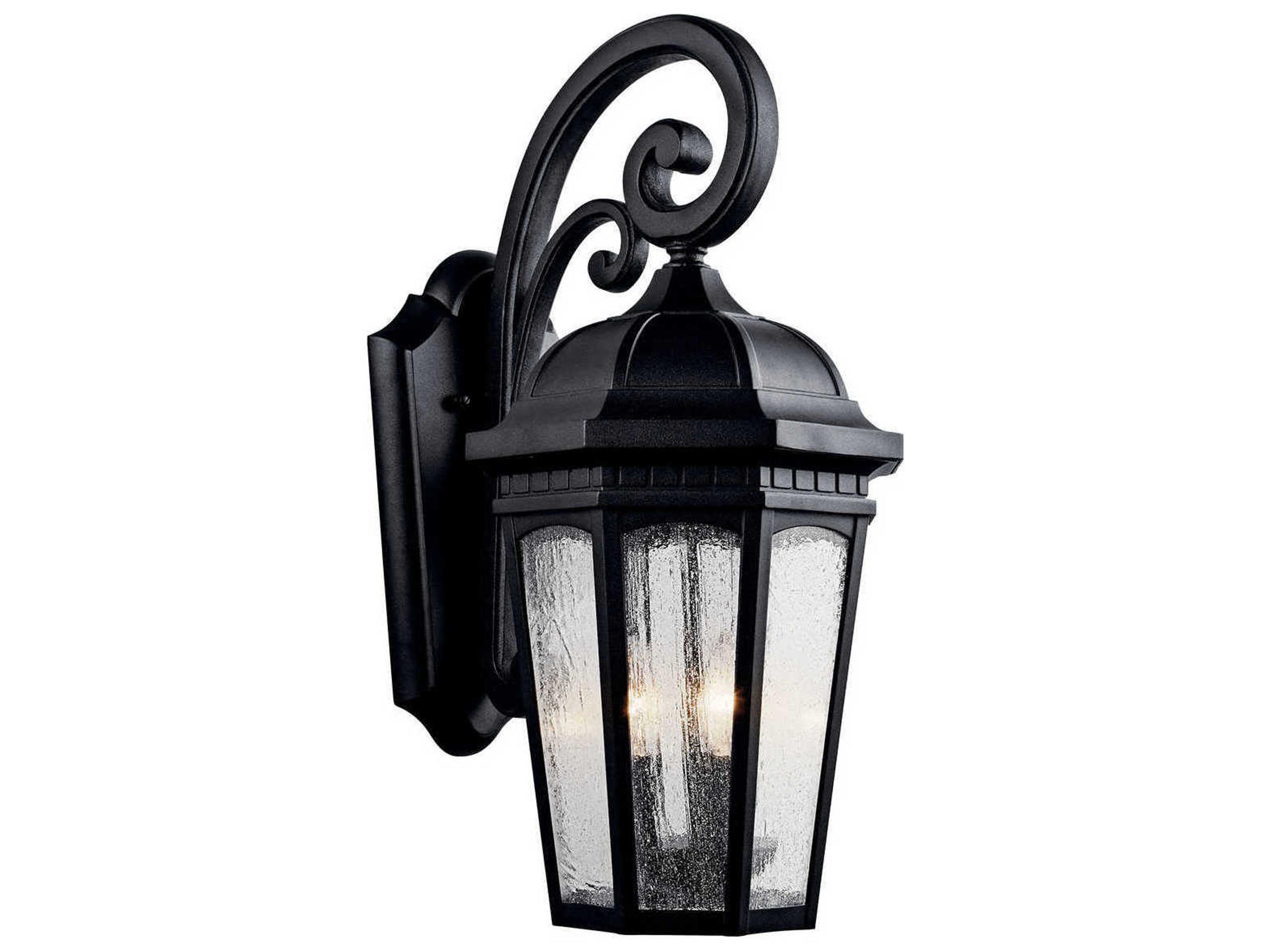 Courtyard 3 - Light Glass Outdoor Wall Light