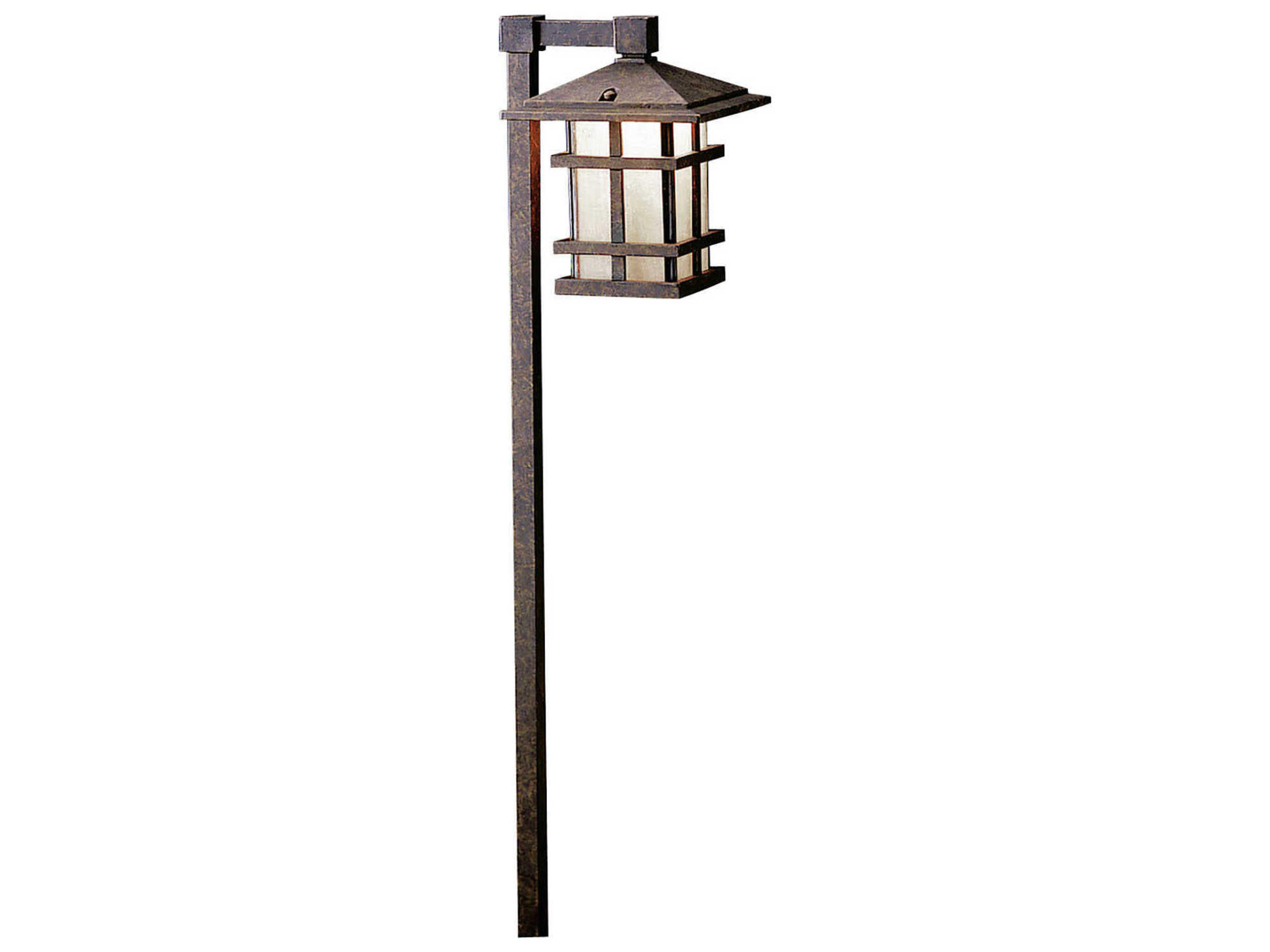 Cross Creek 1 - Light Glass Outdoor Path Light