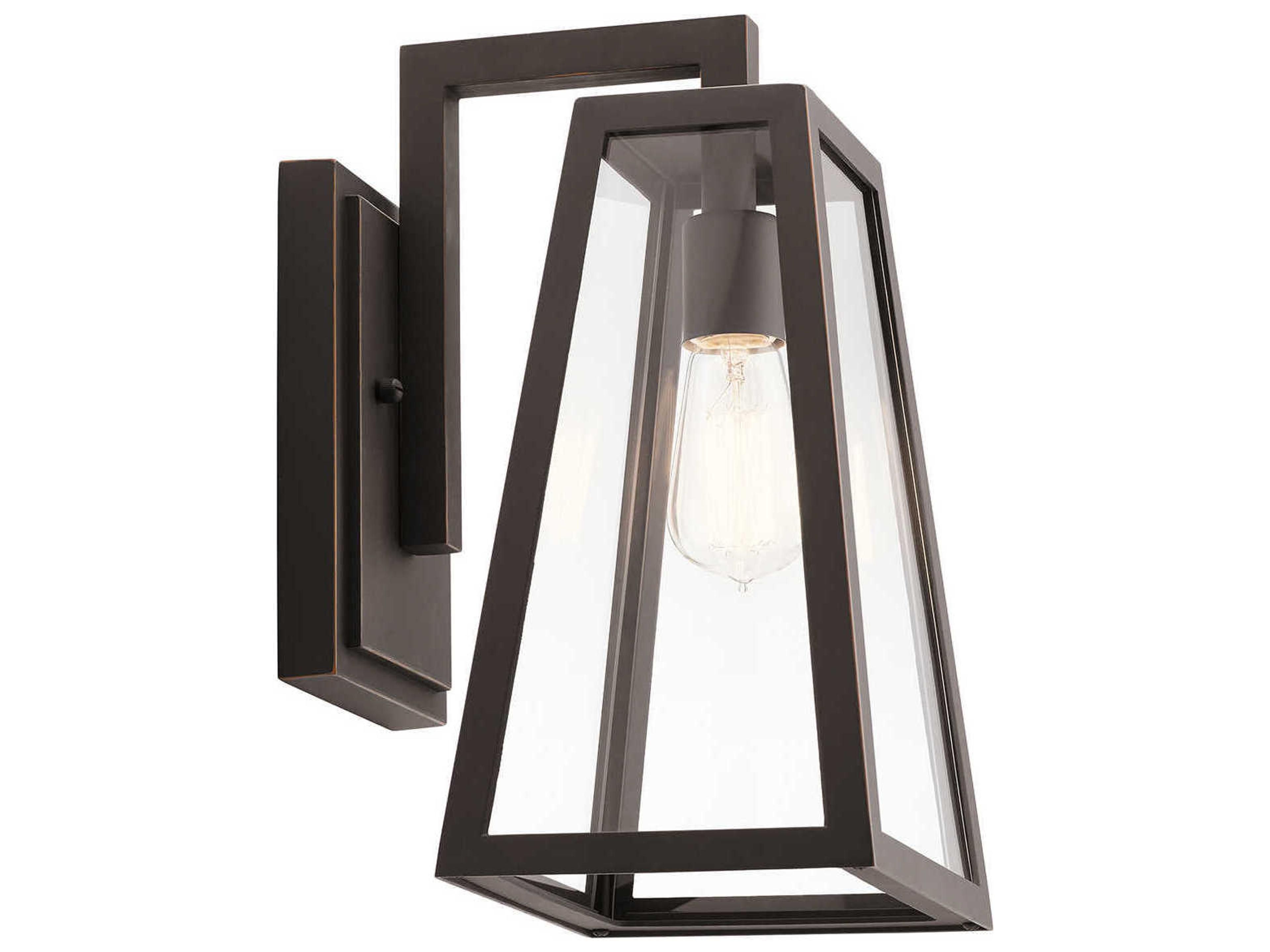 Delison 1 - Light Glass Outdoor Wall Light