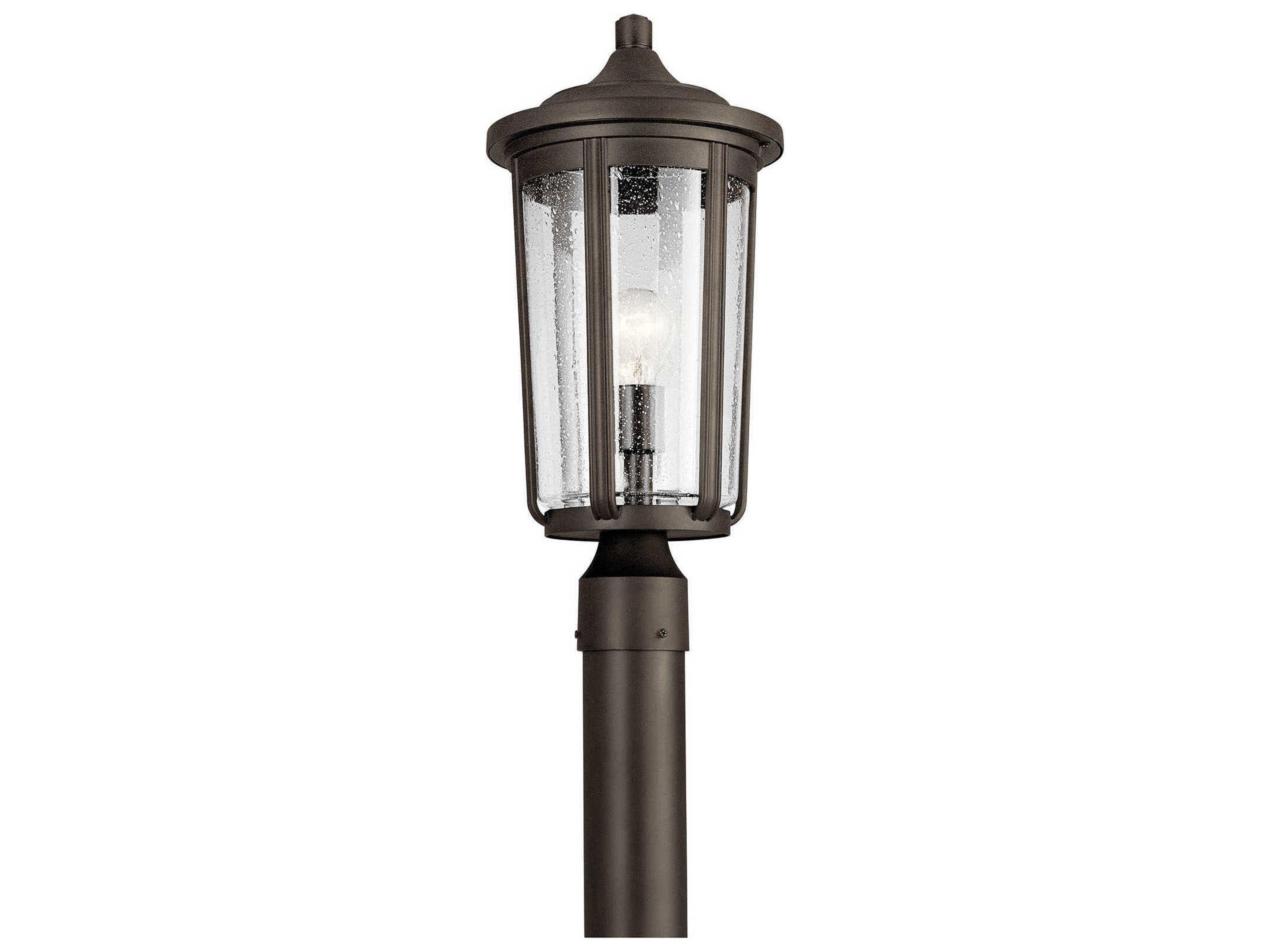 Fairfield 1 - Light Glass Outdoor Post Light
