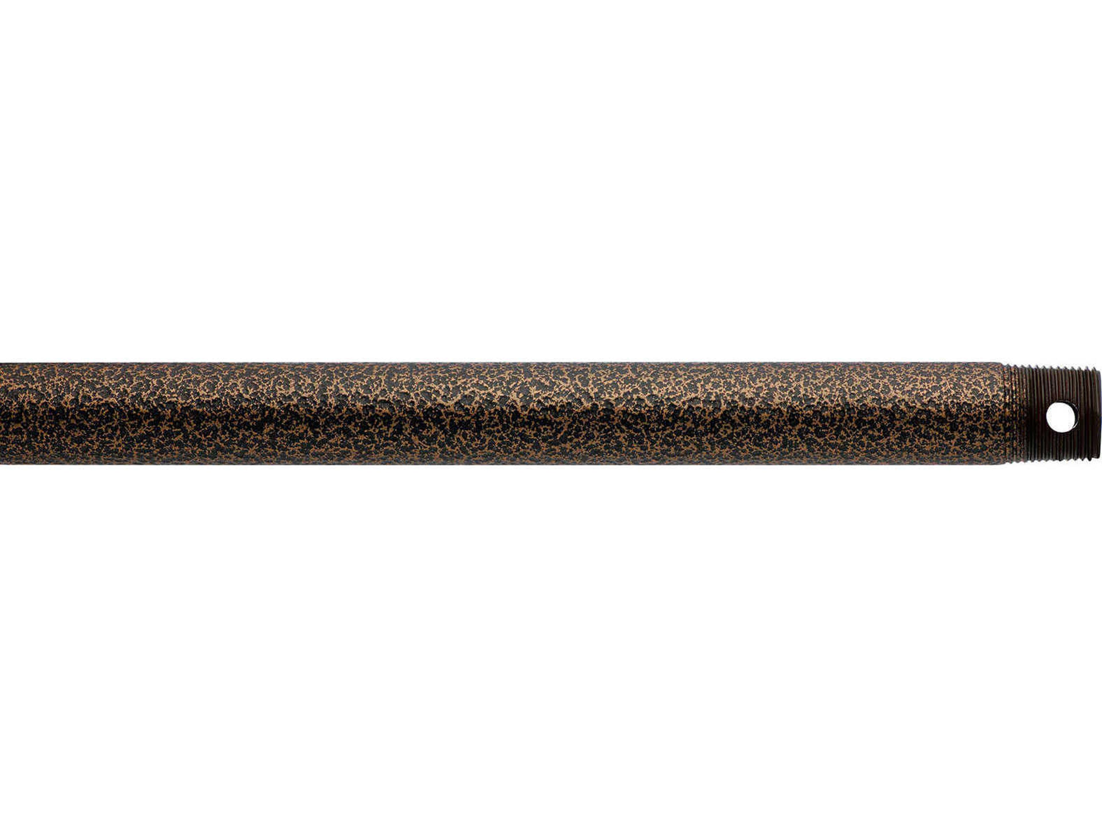 Weathered Copper 72" High Dual Threaded Downrod