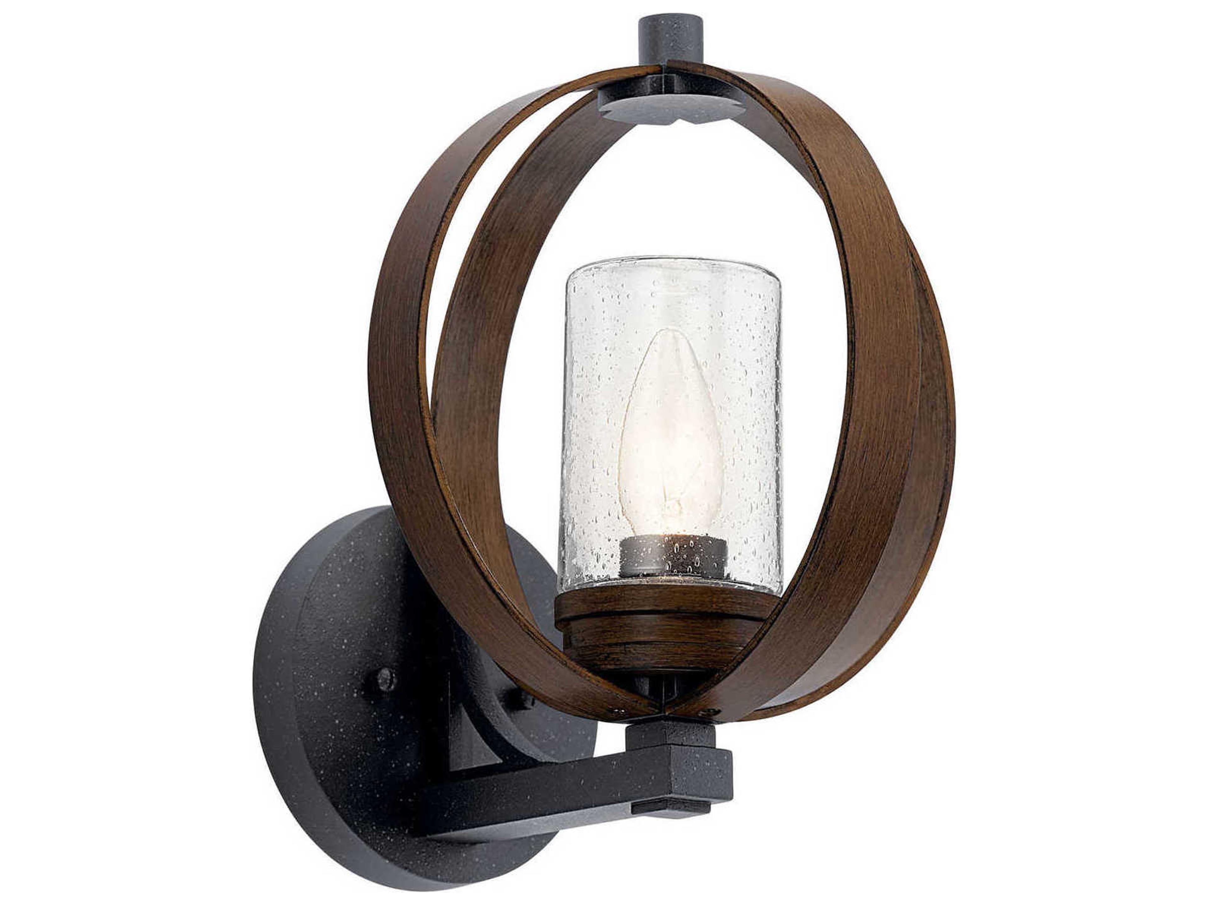 Grand Bank 1 - Light Glass Outdoor Wall Light
