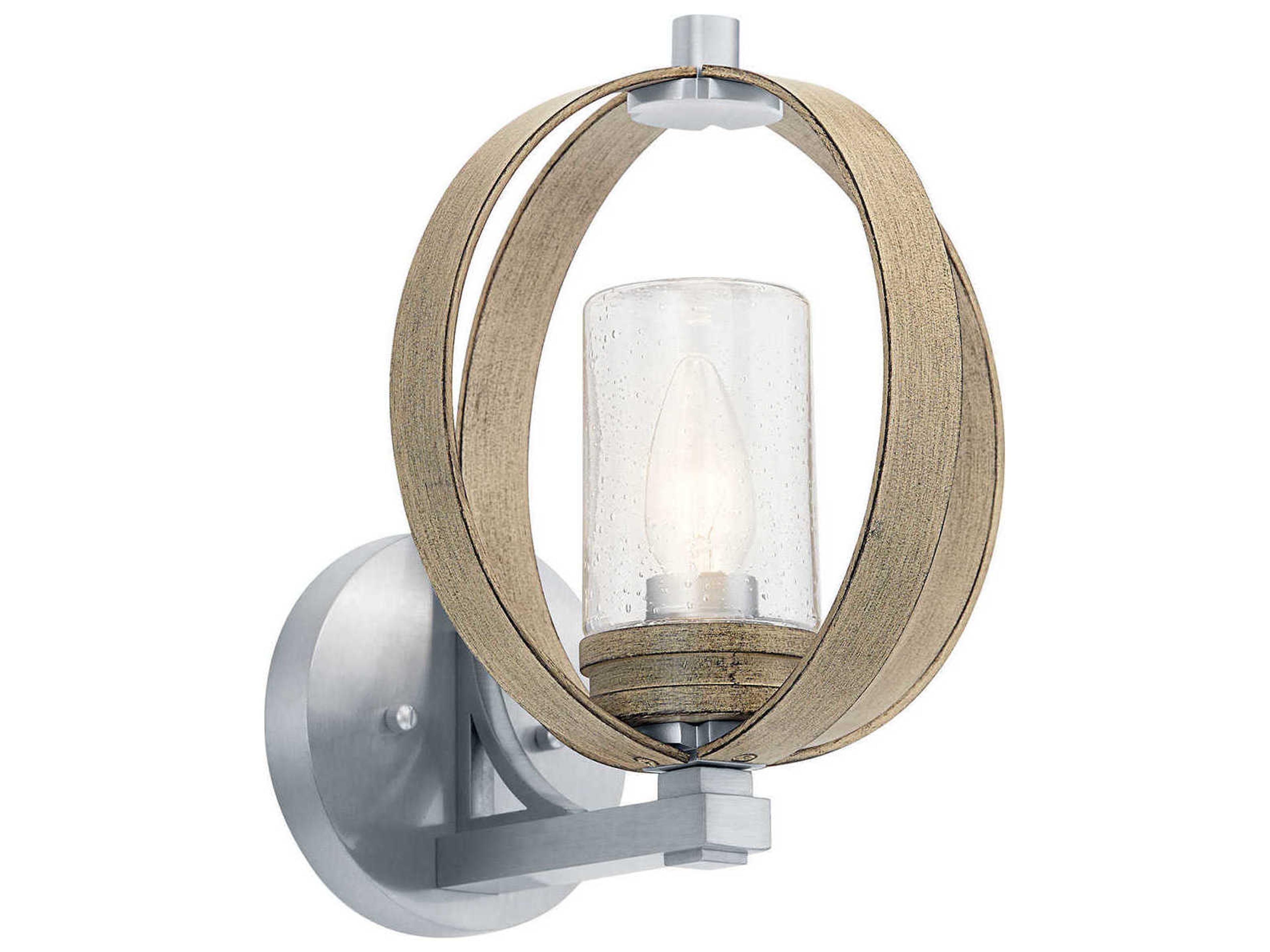Grand Bank 1 - Light Glass Outdoor Wall Light