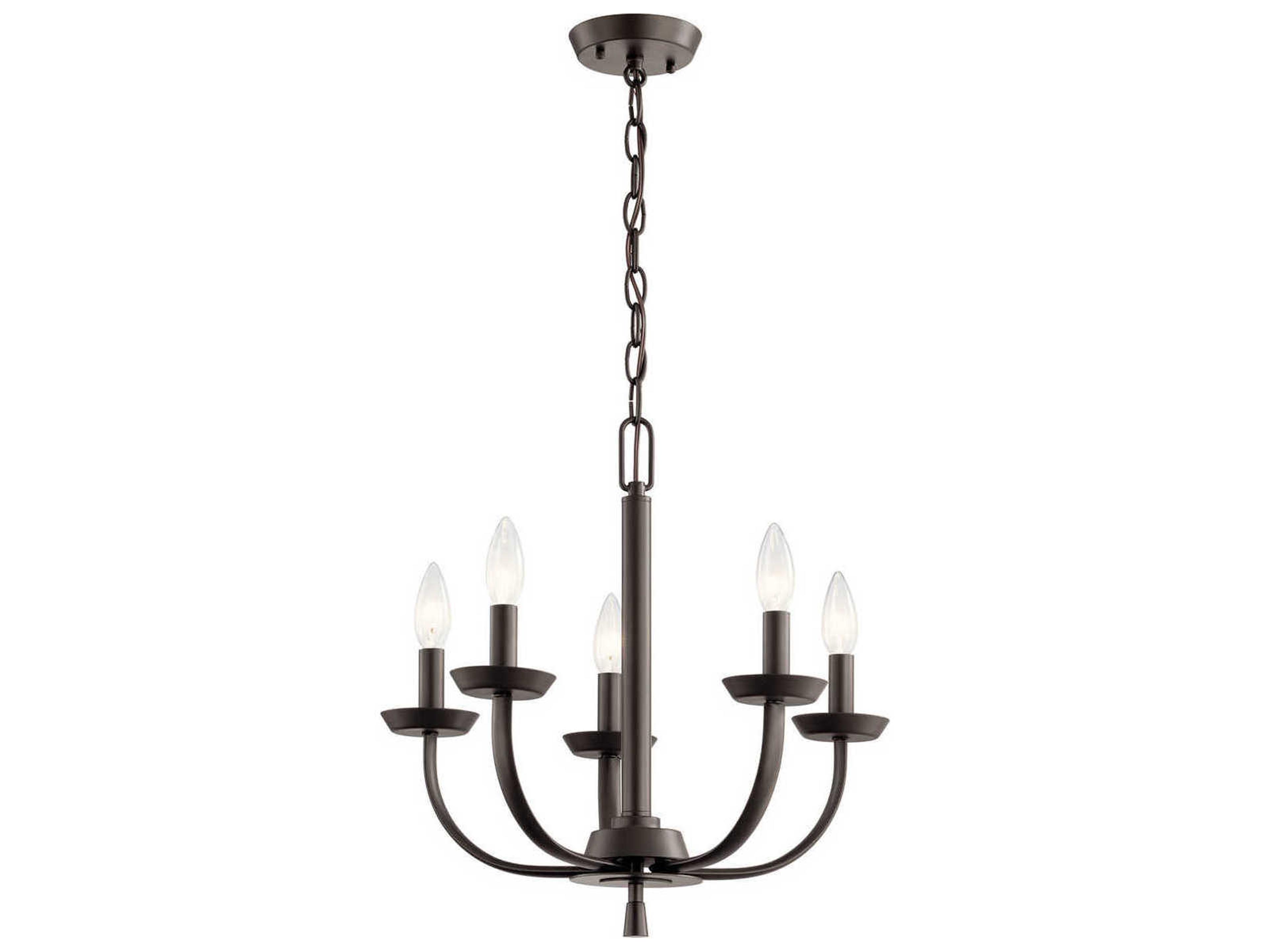 Kennewick 5-Light Olde Bronze Candelabra Chandelier