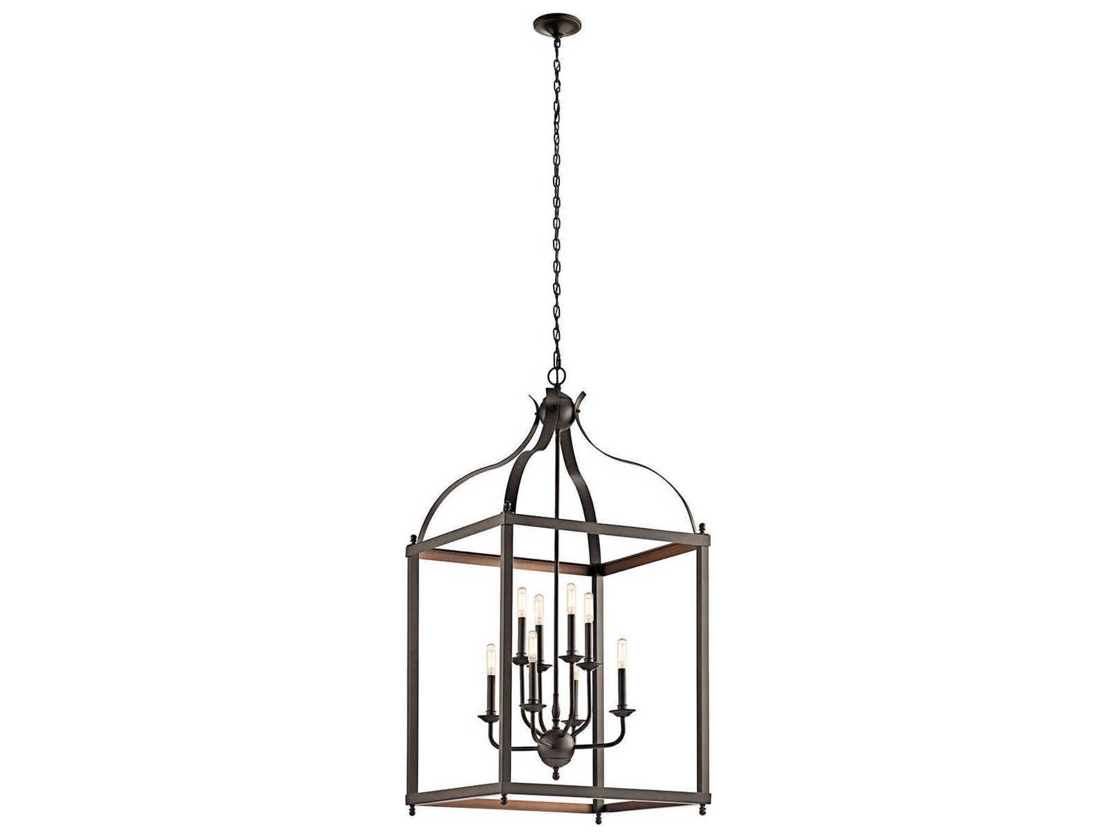 Larkin 8-Light Olde Bronze Candelabra Chandelier