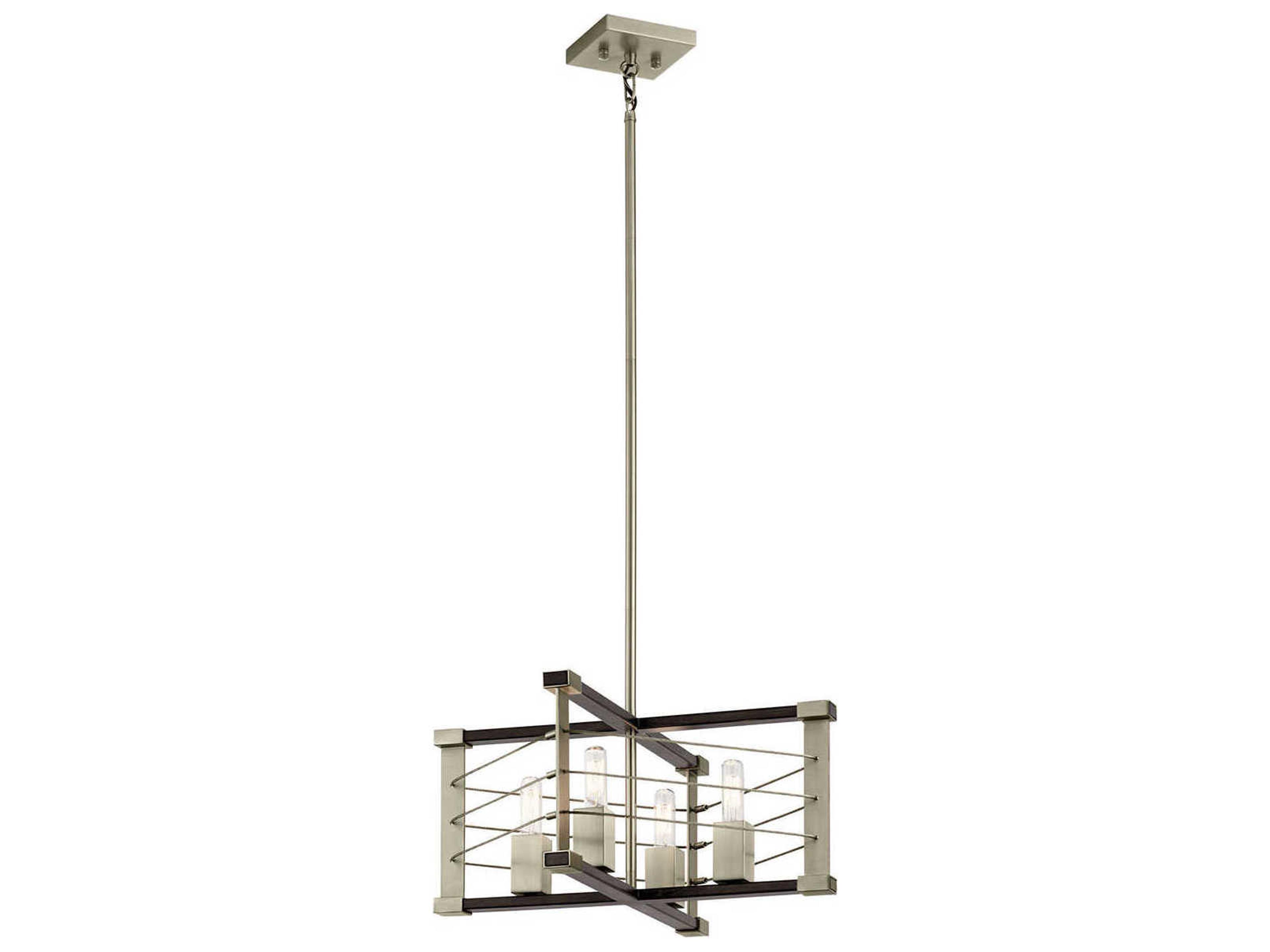 Lente 4-Light Midnight Oak Brown Pendant